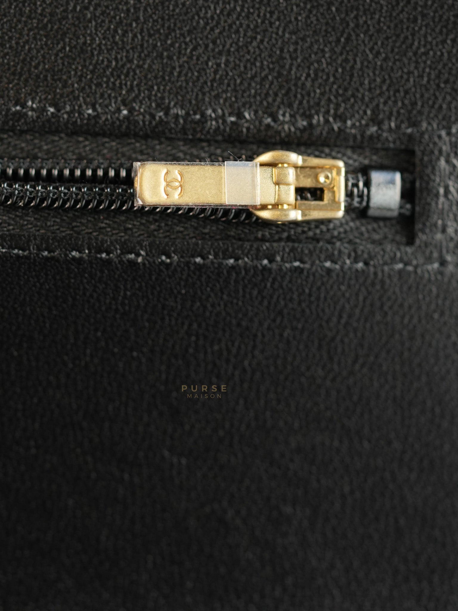 Wallet On Chain (WOC) in Camelia Adjusting Buckle in Aged Gold Hardware (Microchip) | Purse Maison Luxury Bags Shop