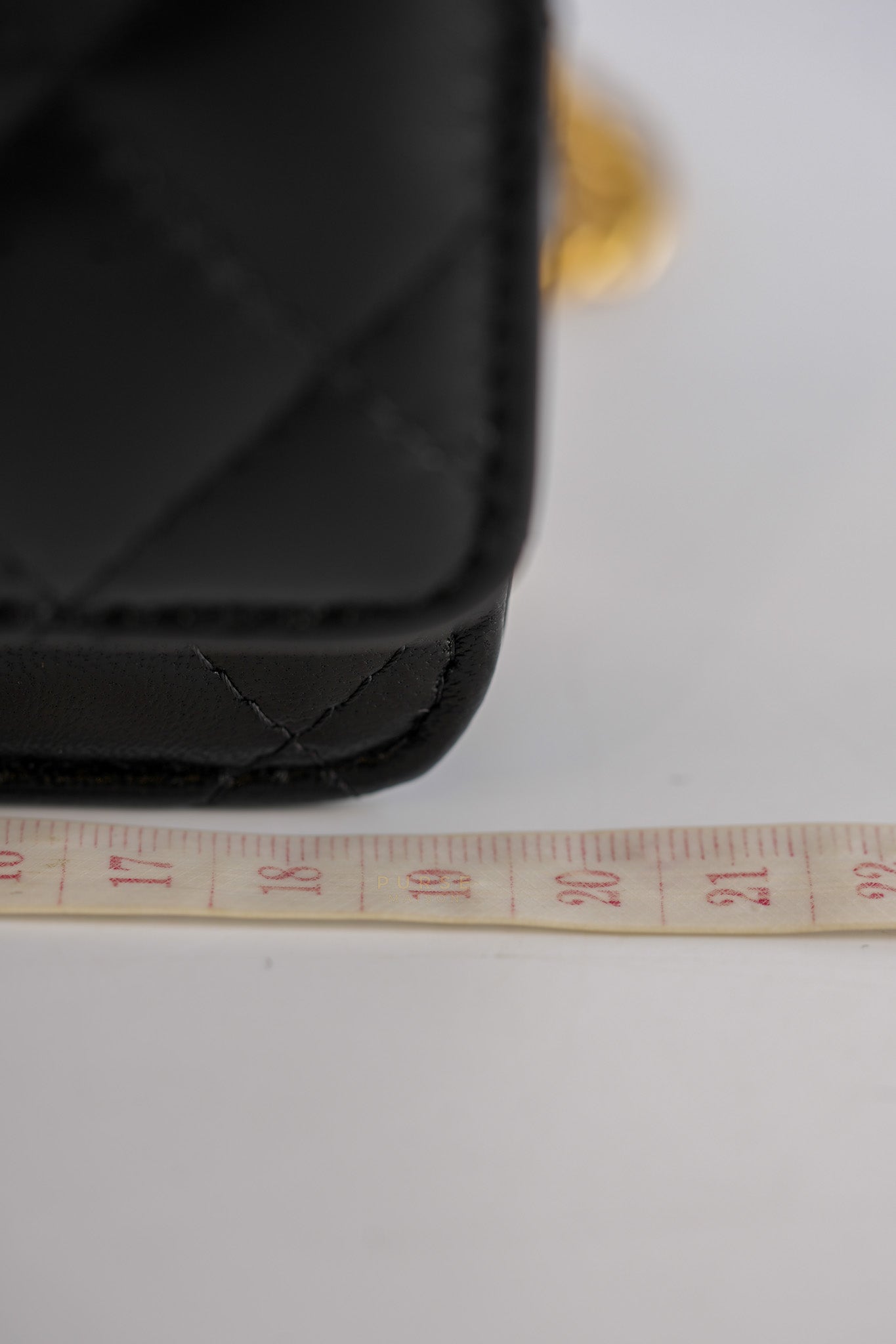 Wallet On Chain (WOC) in Camelia Adjusting Buckle in Aged Gold Hardware (Microchip) | Purse Maison Luxury Bags Shop