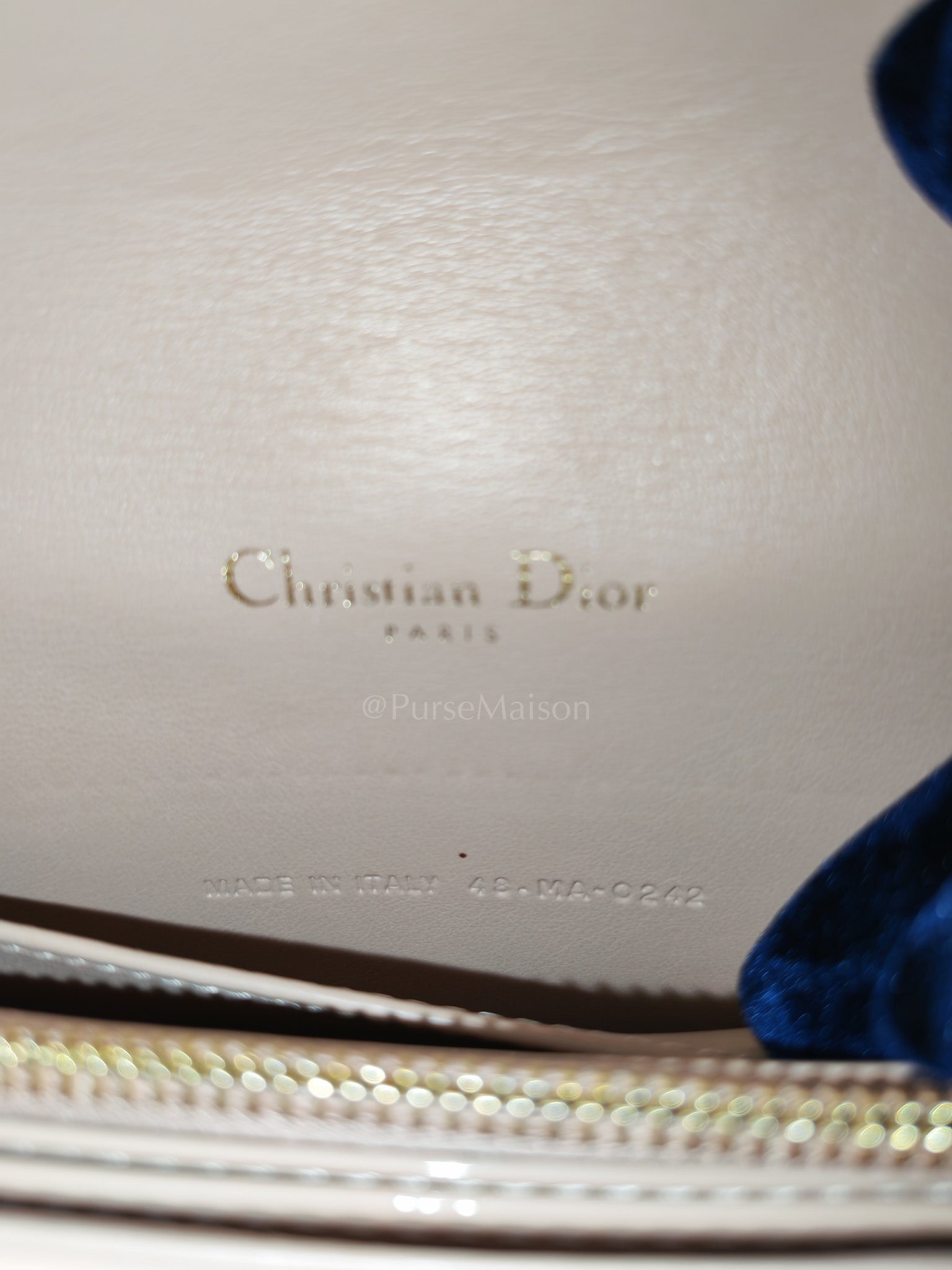 Wallet On Chain (WOC) Rose des Vents Cannage Patent Leather Chain Bag | Purse Maison Luxury Bags Shop