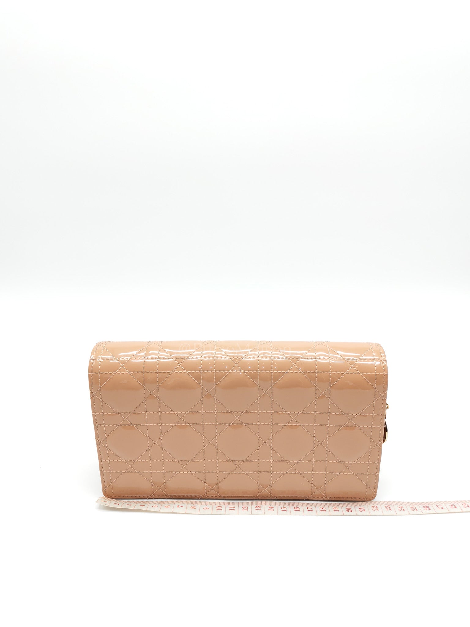 Wallet On Chain (WOC) Rose des Vents Cannage Patent Leather Chain Bag | Purse Maison Luxury Bags Shop