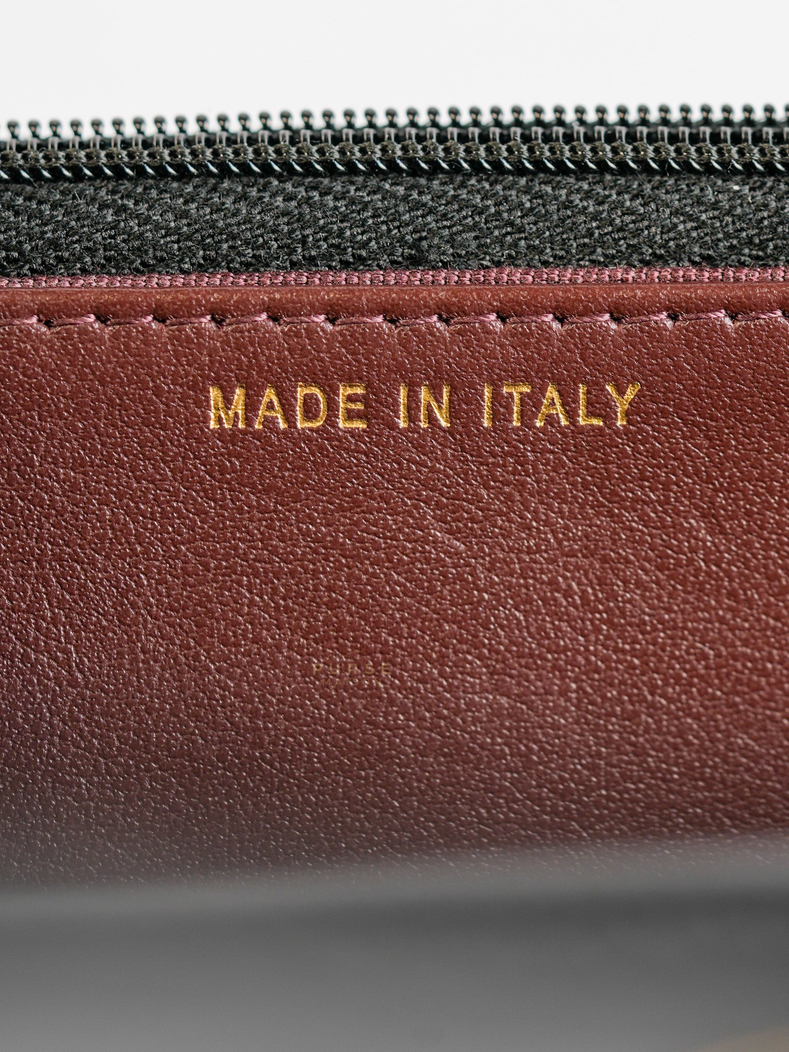 Wallet on Chain(WOC) in Black Caviar Leather with Gold Hardware(Series 28) | Purse Maison Luxury Bags Shop