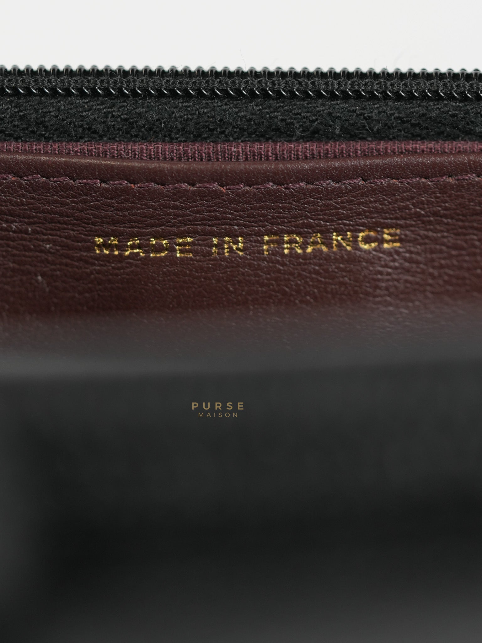 Wallet on Chain(WOC) in Black Quilted Caviar Leather & Gold Hardware Microchip(2022) | Purse Maison Luxury Bags Shop