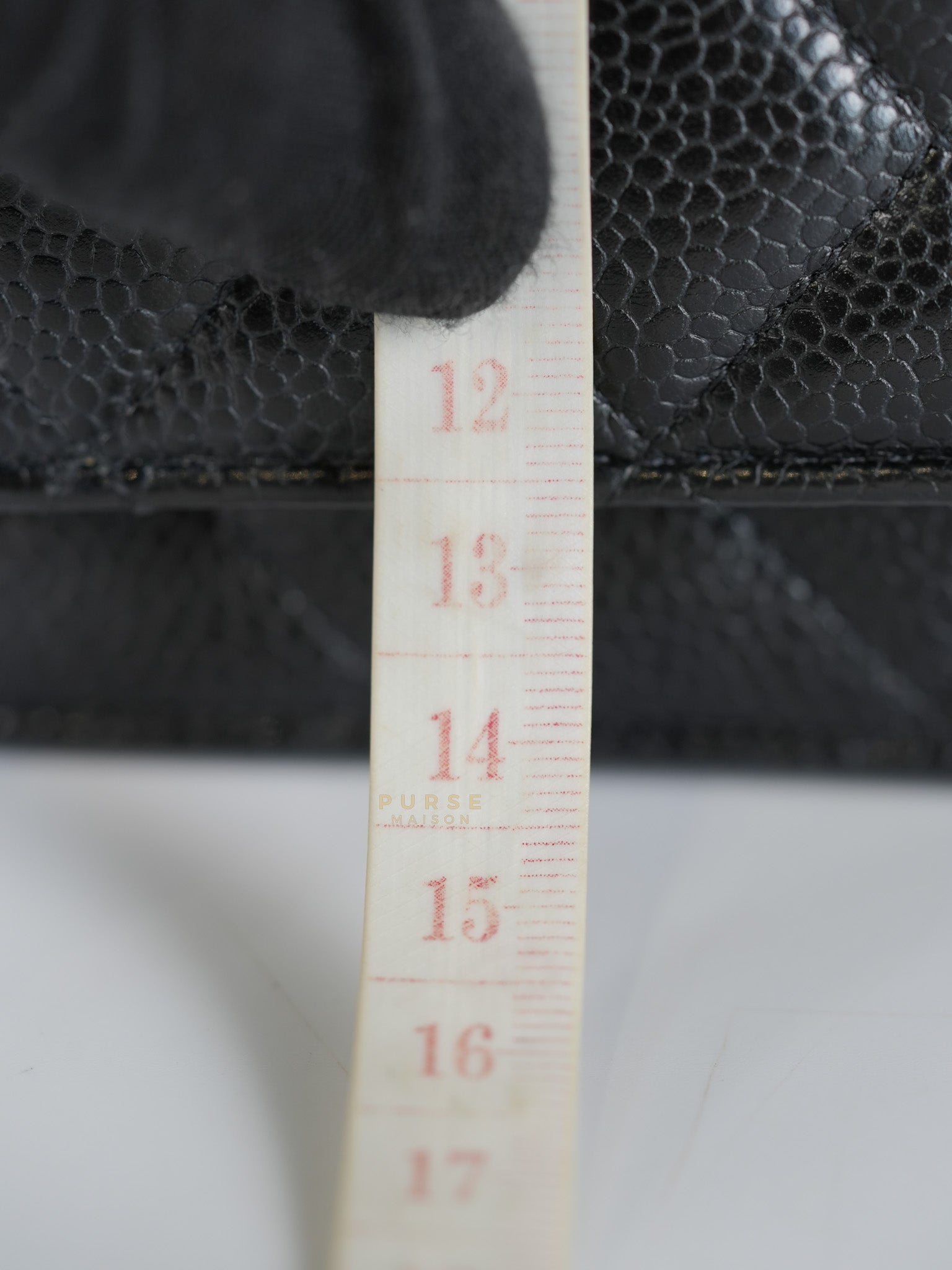 Wallet on Chain(WOC) in Black Quilted Caviar Leather & Gold Hardware Microchip(2022) | Purse Maison Luxury Bags Shop