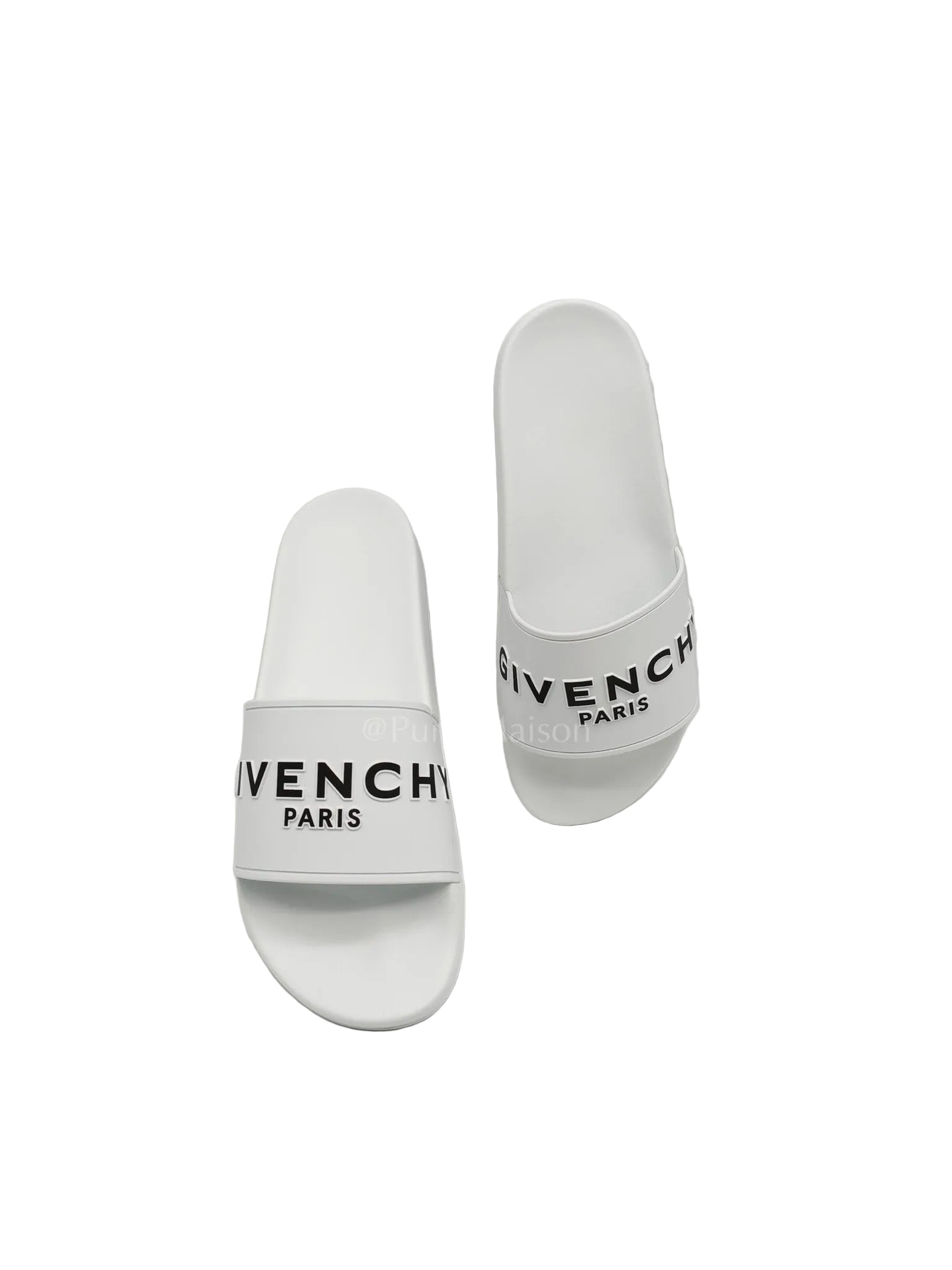 White Rubber Pool Slides Size 42 EU (27.5 cm) | Purse Maison Luxury Bags Shop