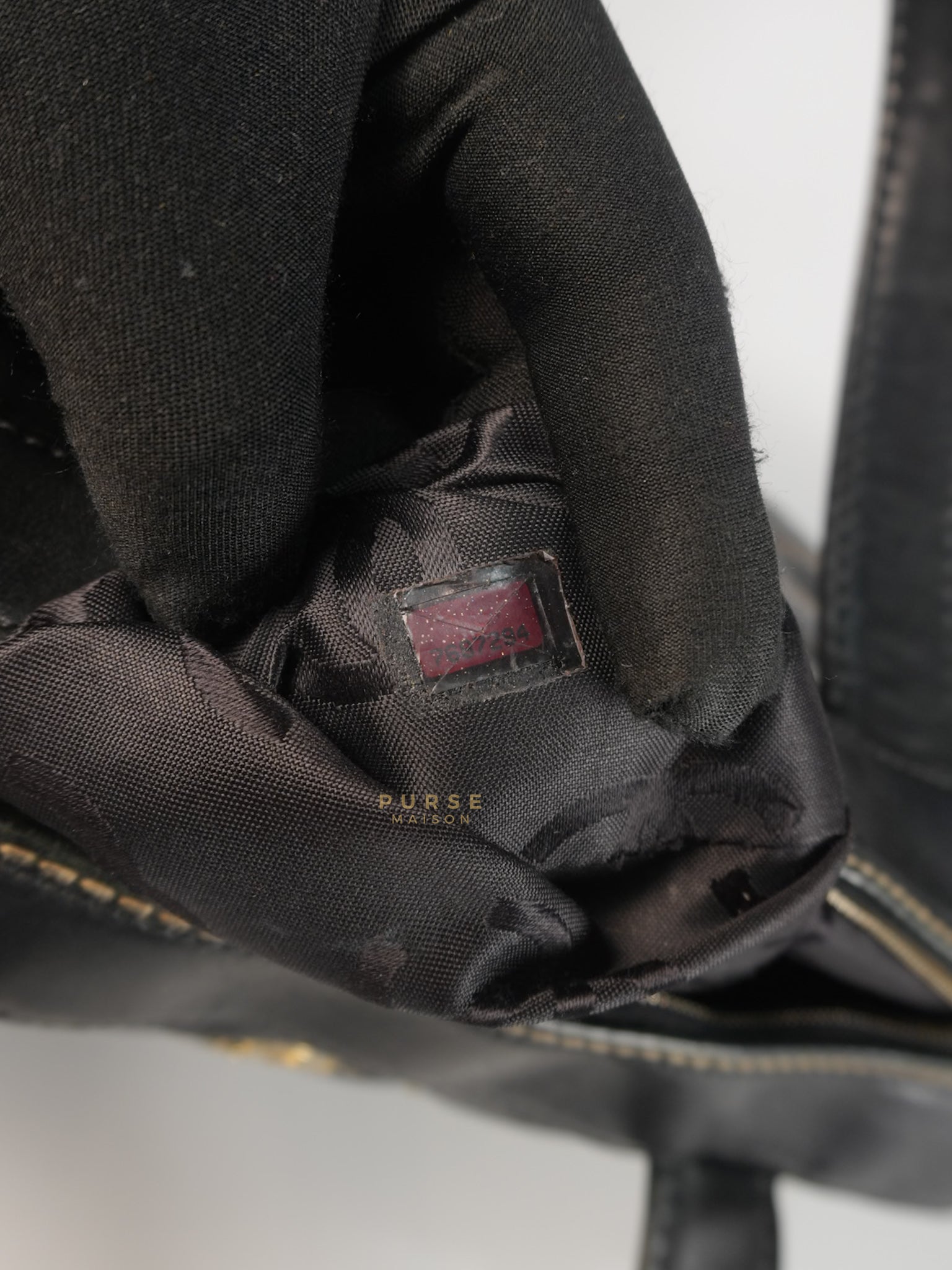 Wild Stitch Tote Bag in Black Calfskin Leather (Series 7) | Purse Maison Luxury Bags Shop