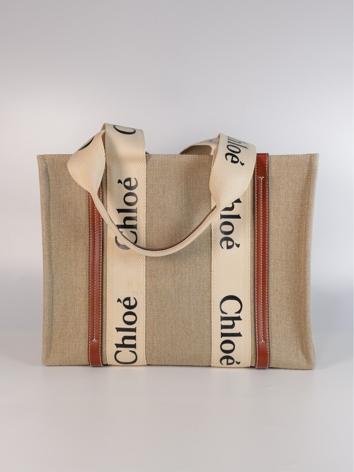 Woody Medium Canvas Tote Bag | Purse Maison Luxury Bags Shop