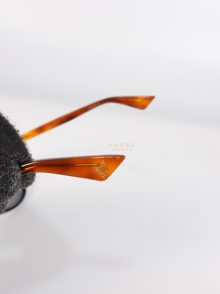 YH401 GG Black and Brown Frame Sunglasses | Purse Maison Luxury Bags Shop