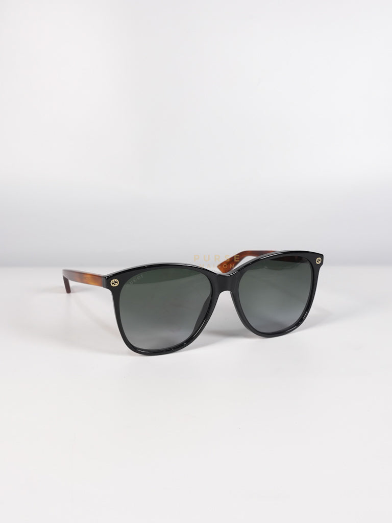 YH401 GG Black and Brown Frame Sunglasses | Purse Maison Luxury Bags Shop