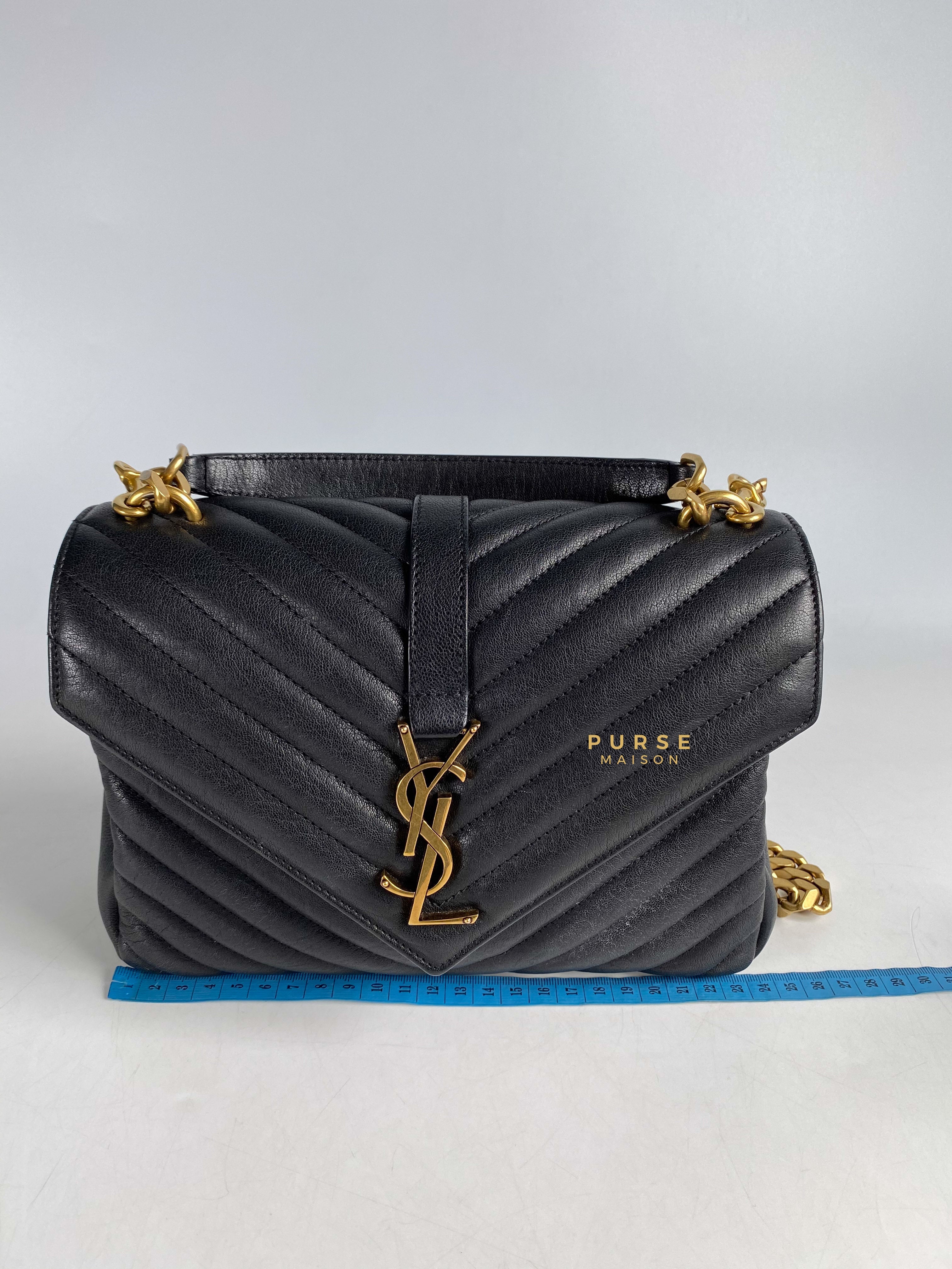 Ysl college bag online black