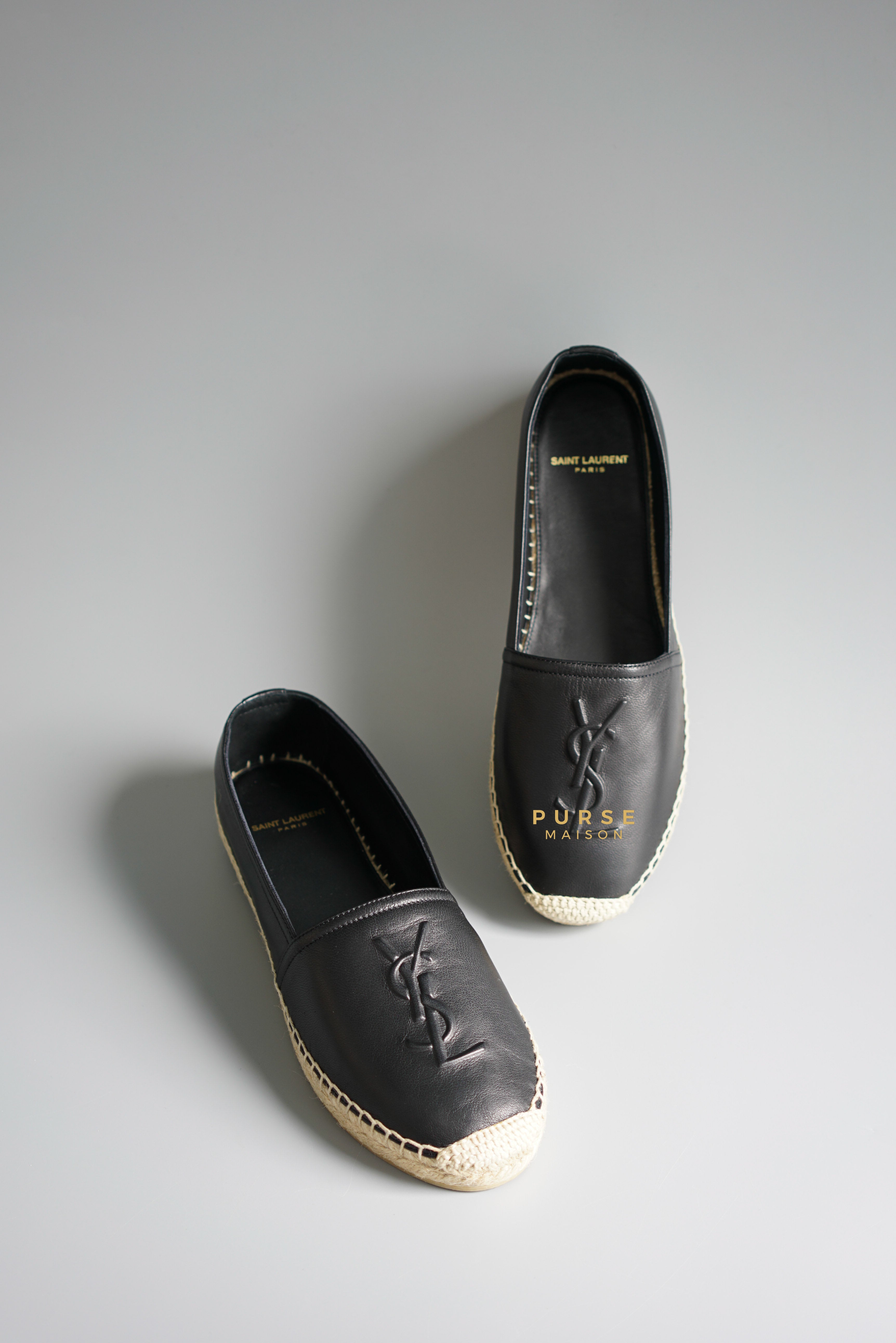 Ysl best sale gold espadrilles