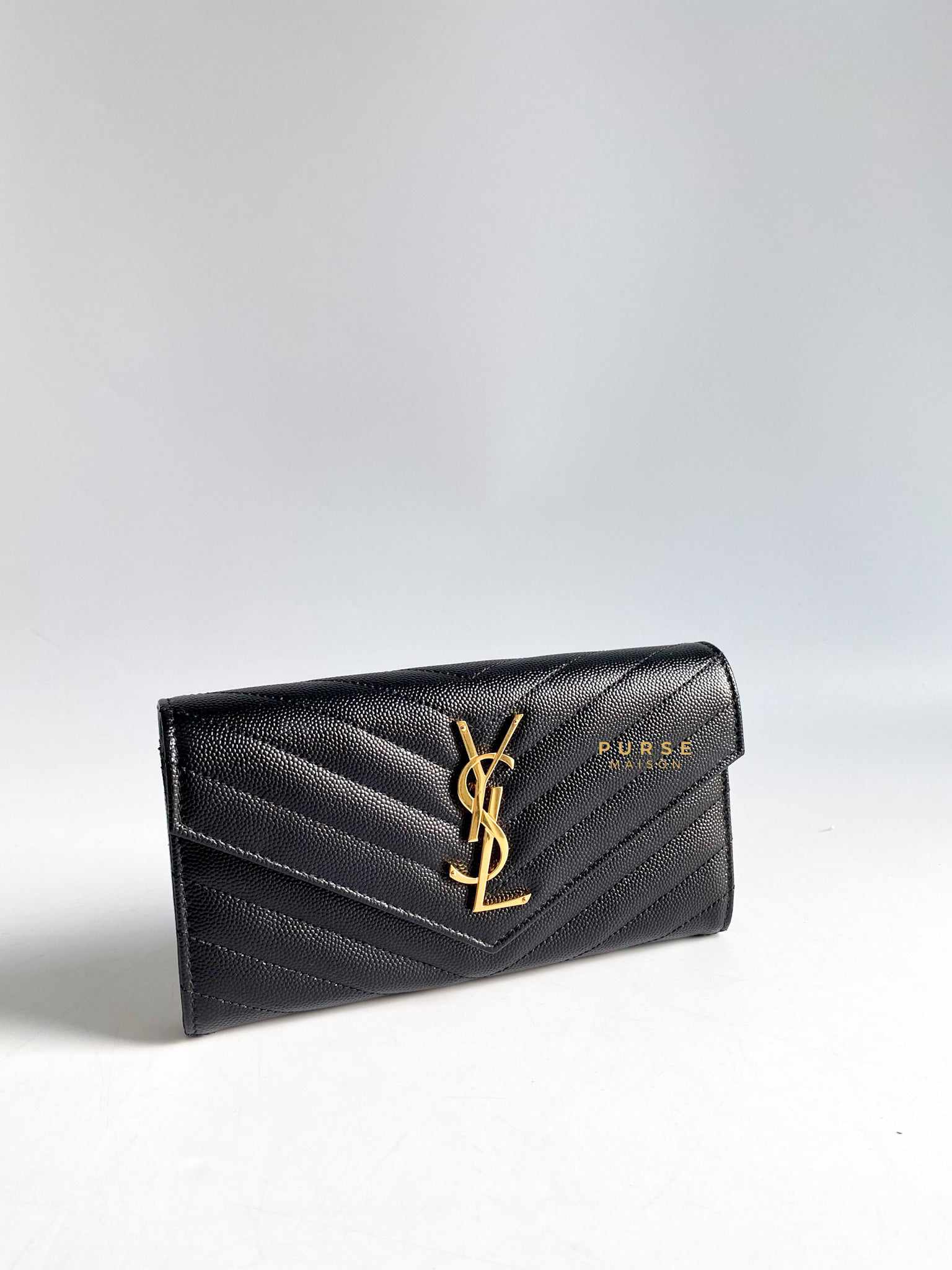 Ysl best sale white wallet