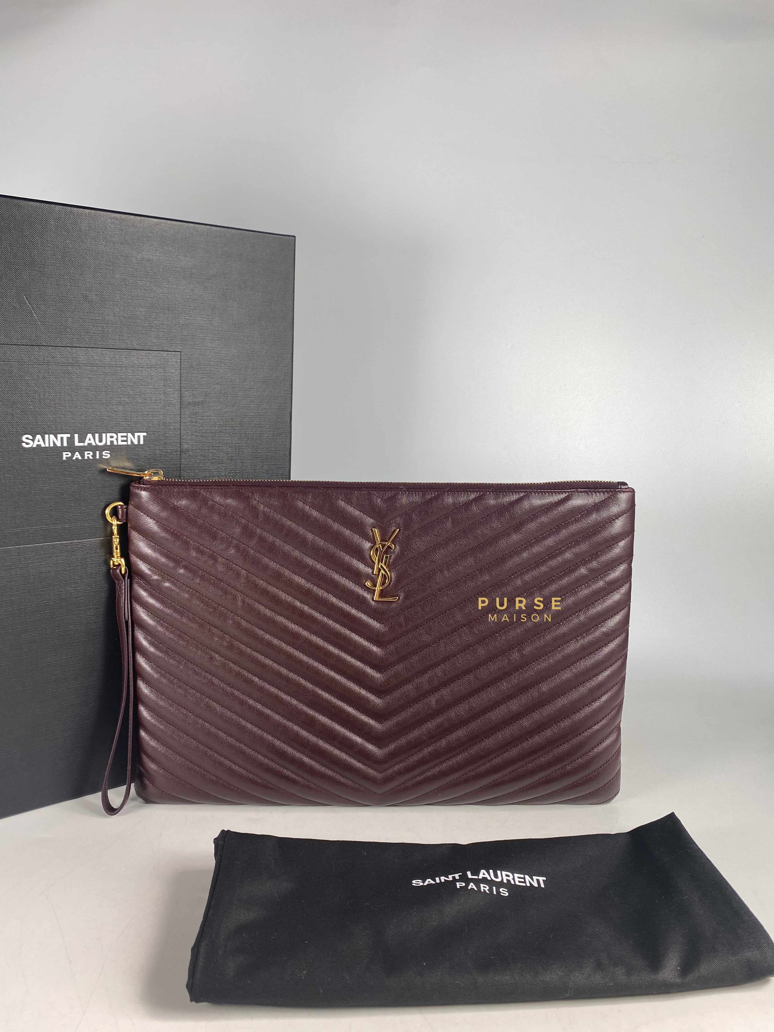 Ysl large hot sale wristlet