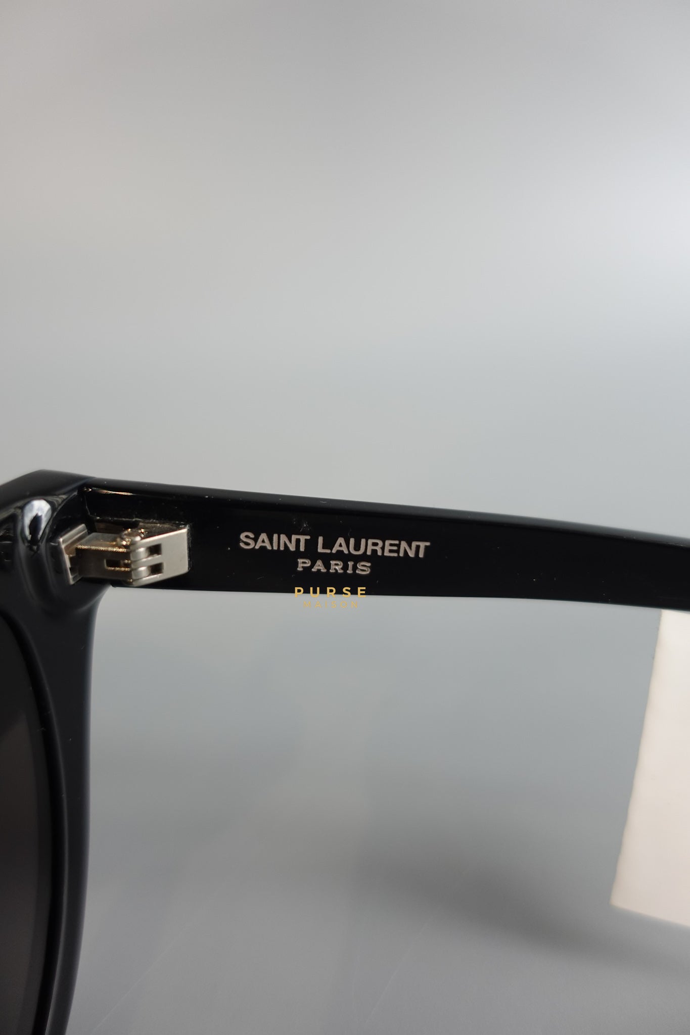 YSL SL425 001 Cat Eye Black Sunglasses | Purse Maison Luxury Bags Shop