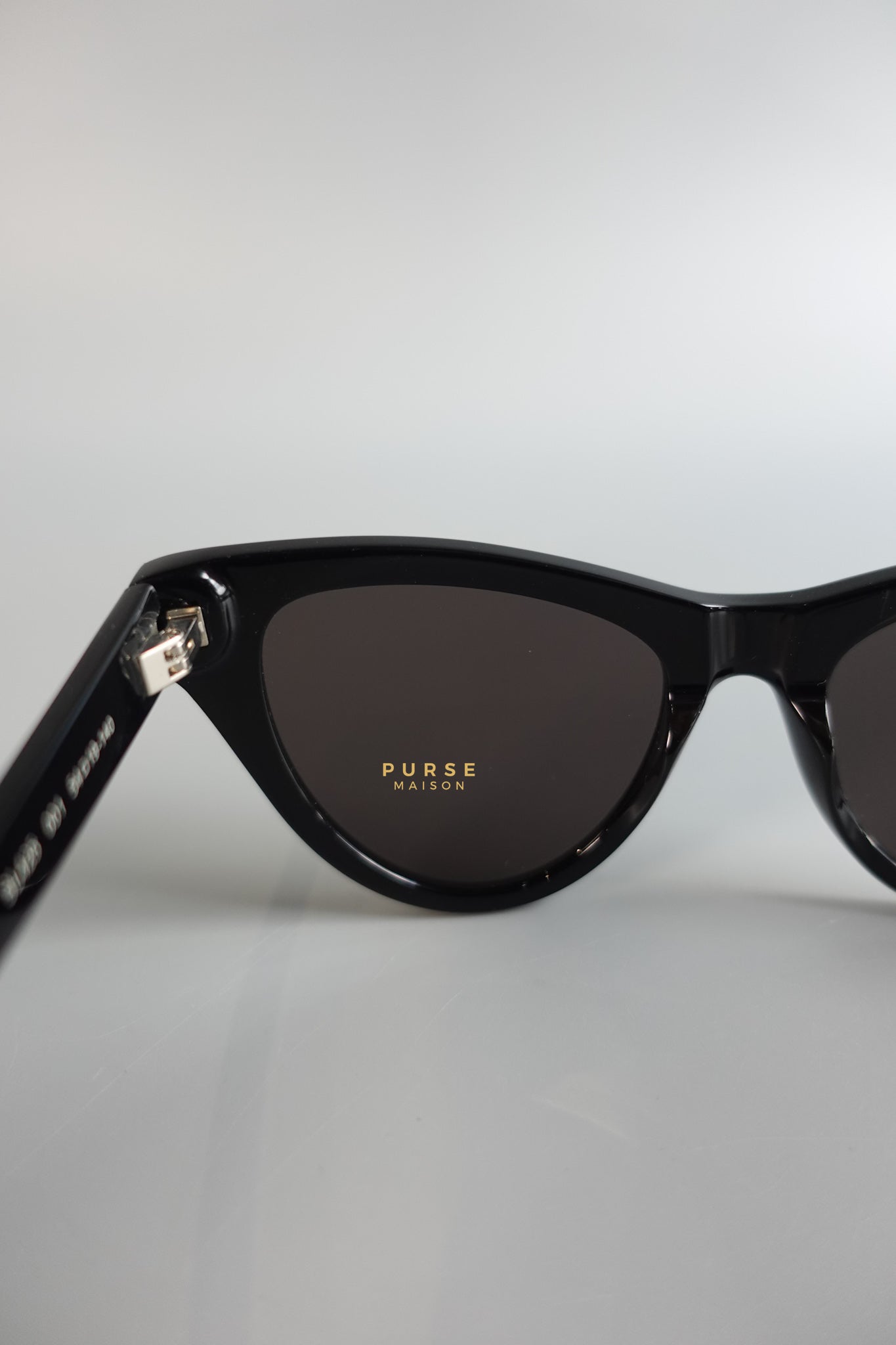 YSL SL425 001 Cat Eye Black Sunglasses | Purse Maison Luxury Bags Shop