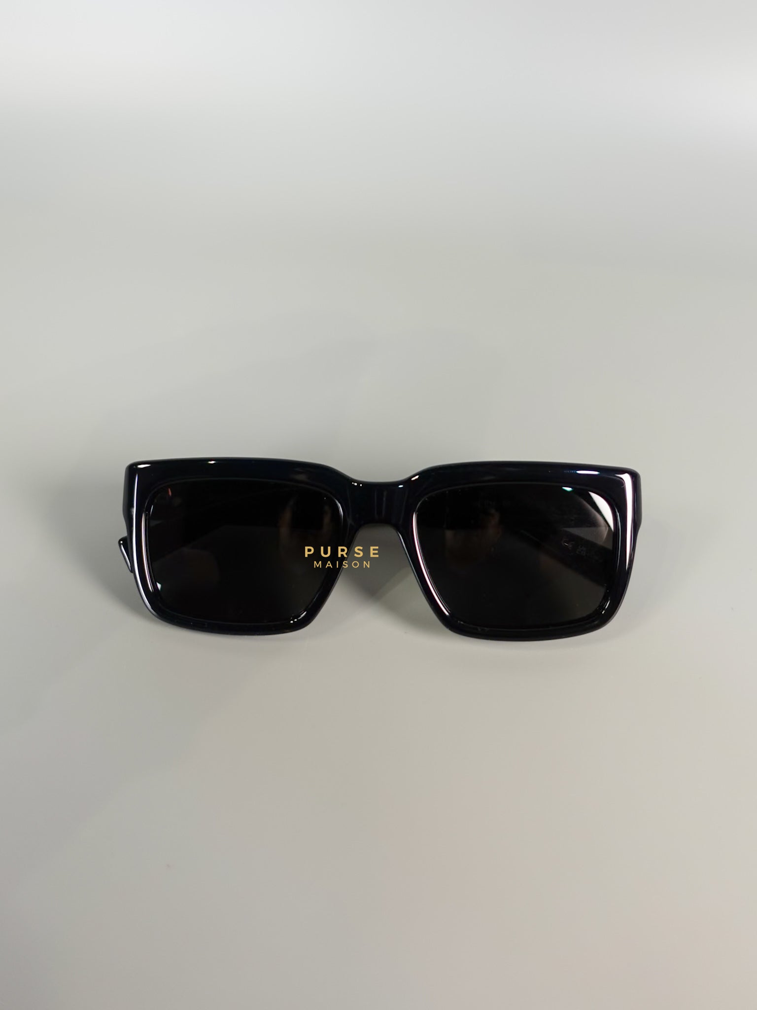 YSL SL615-001 Square Black Sunglasses | Purse Maison Luxury Bags Shop