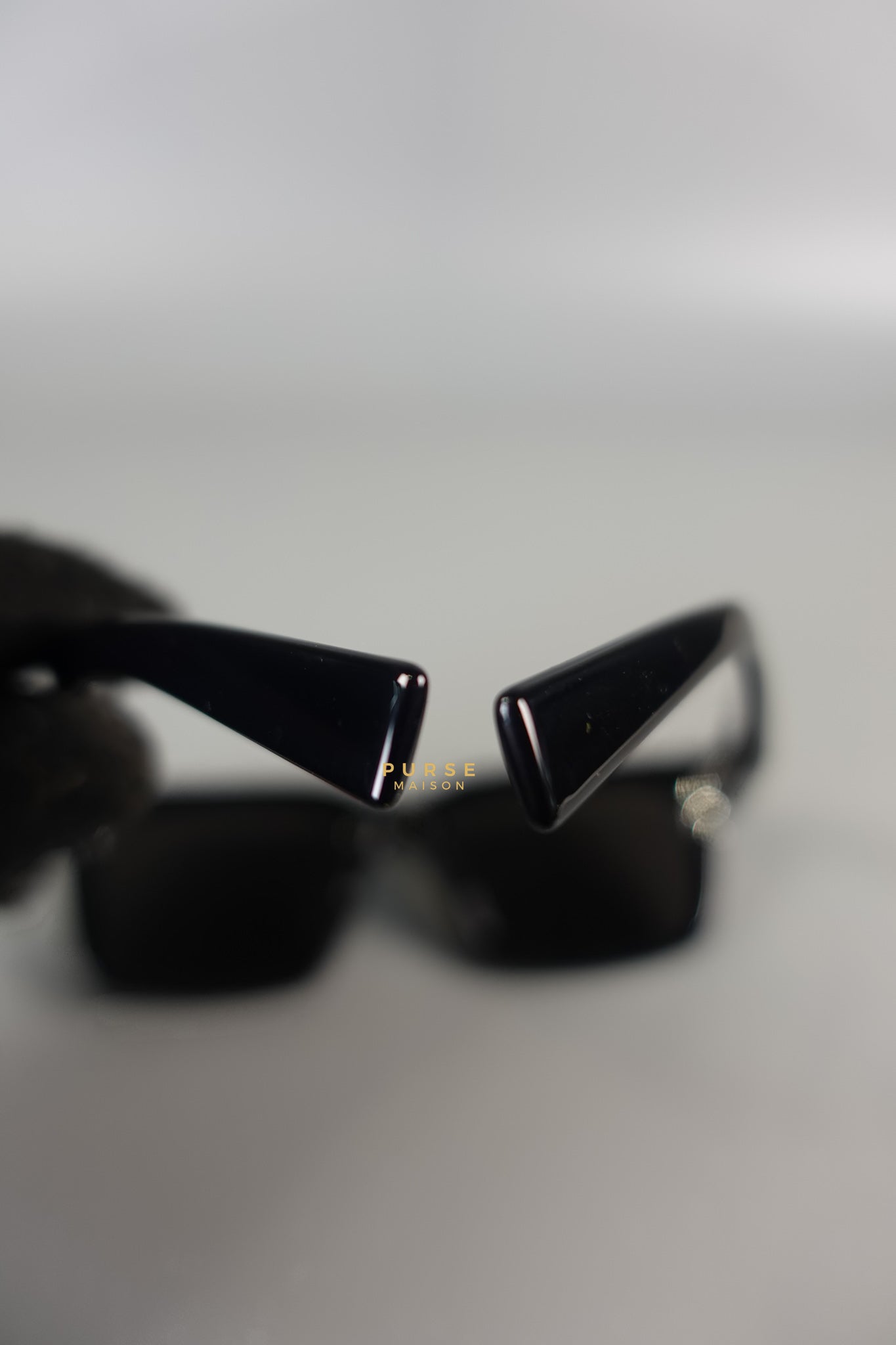 YSL SL615-001 Square Black Sunglasses | Purse Maison Luxury Bags Shop