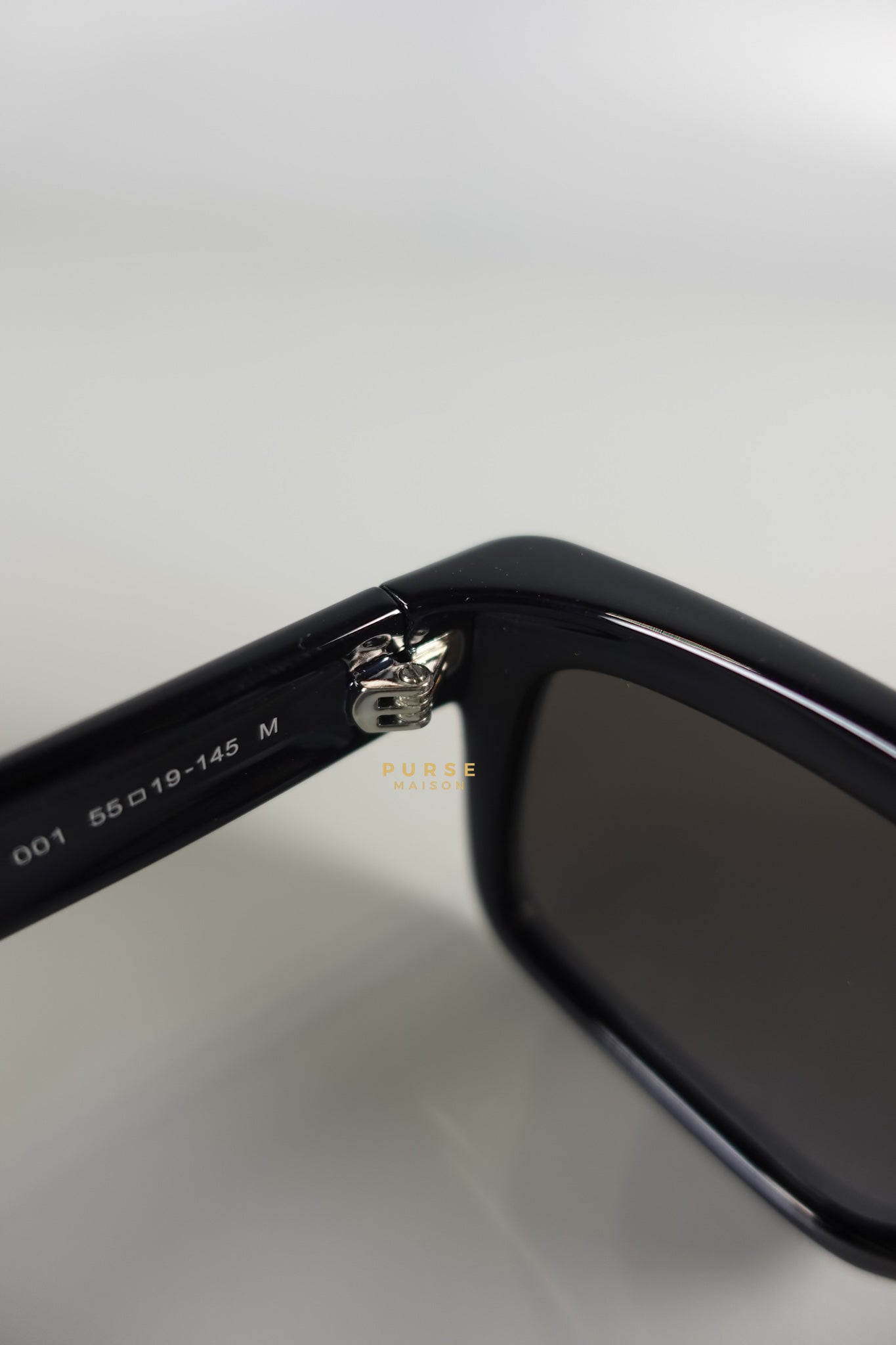 YSL SL615-001 Square Black Sunglasses | Purse Maison Luxury Bags Shop