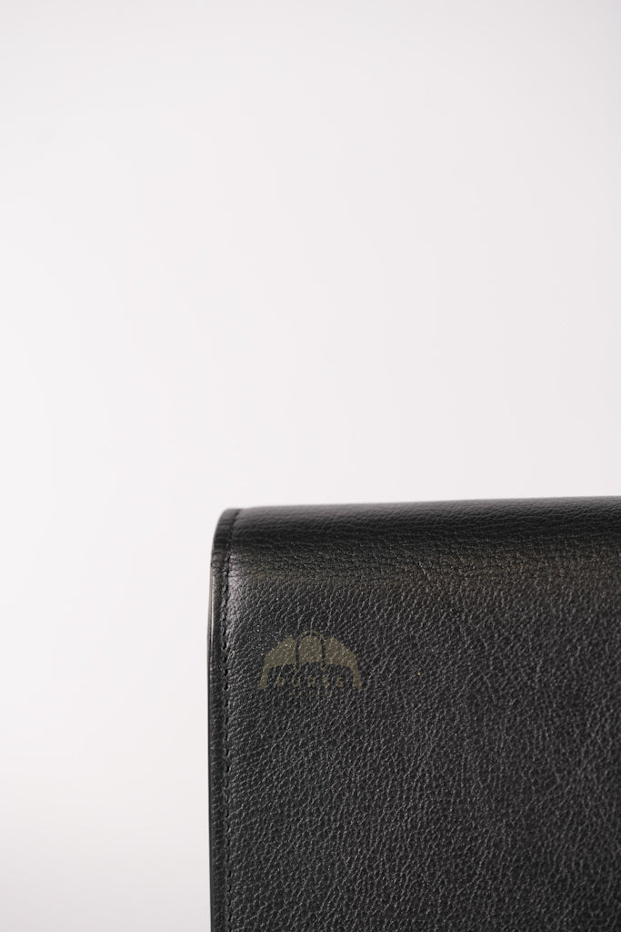 Belle De Jour Clutch Bag in Black Calfskin Leather | Purse Maison Luxury Bags Shop