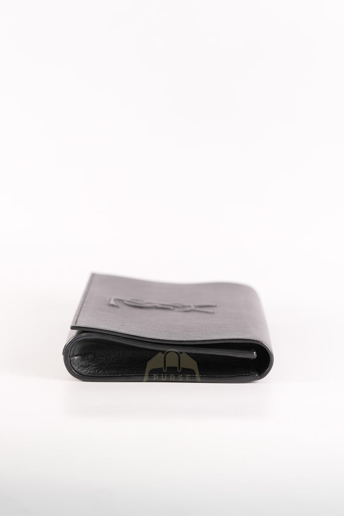 Belle De Jour Clutch Bag in Black Calfskin Leather | Purse Maison Luxury Bags Shop
