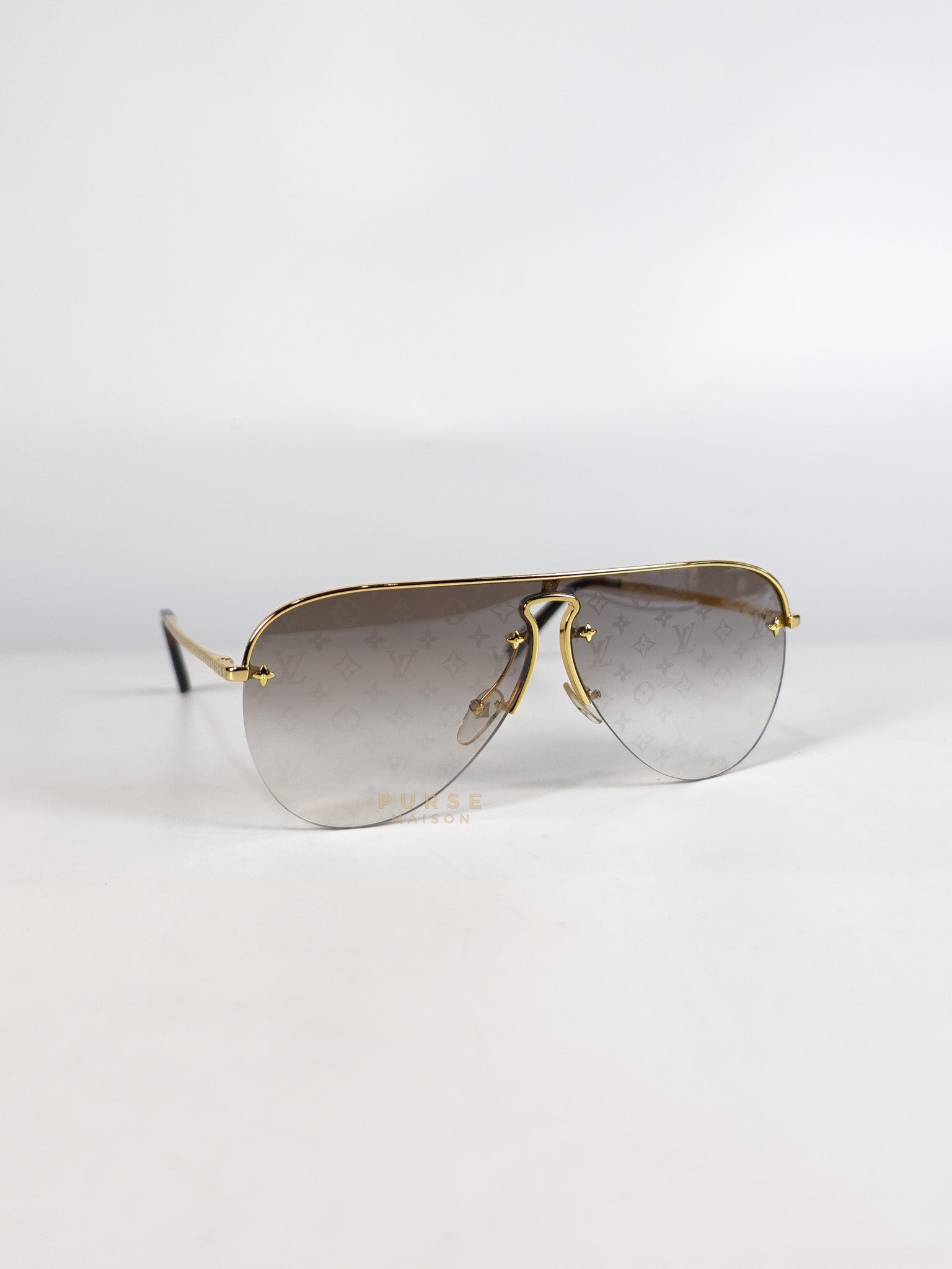 Z1469U Gradient Aviator Gold Frame Sunglasses | Purse Maison Luxury Bags Shop