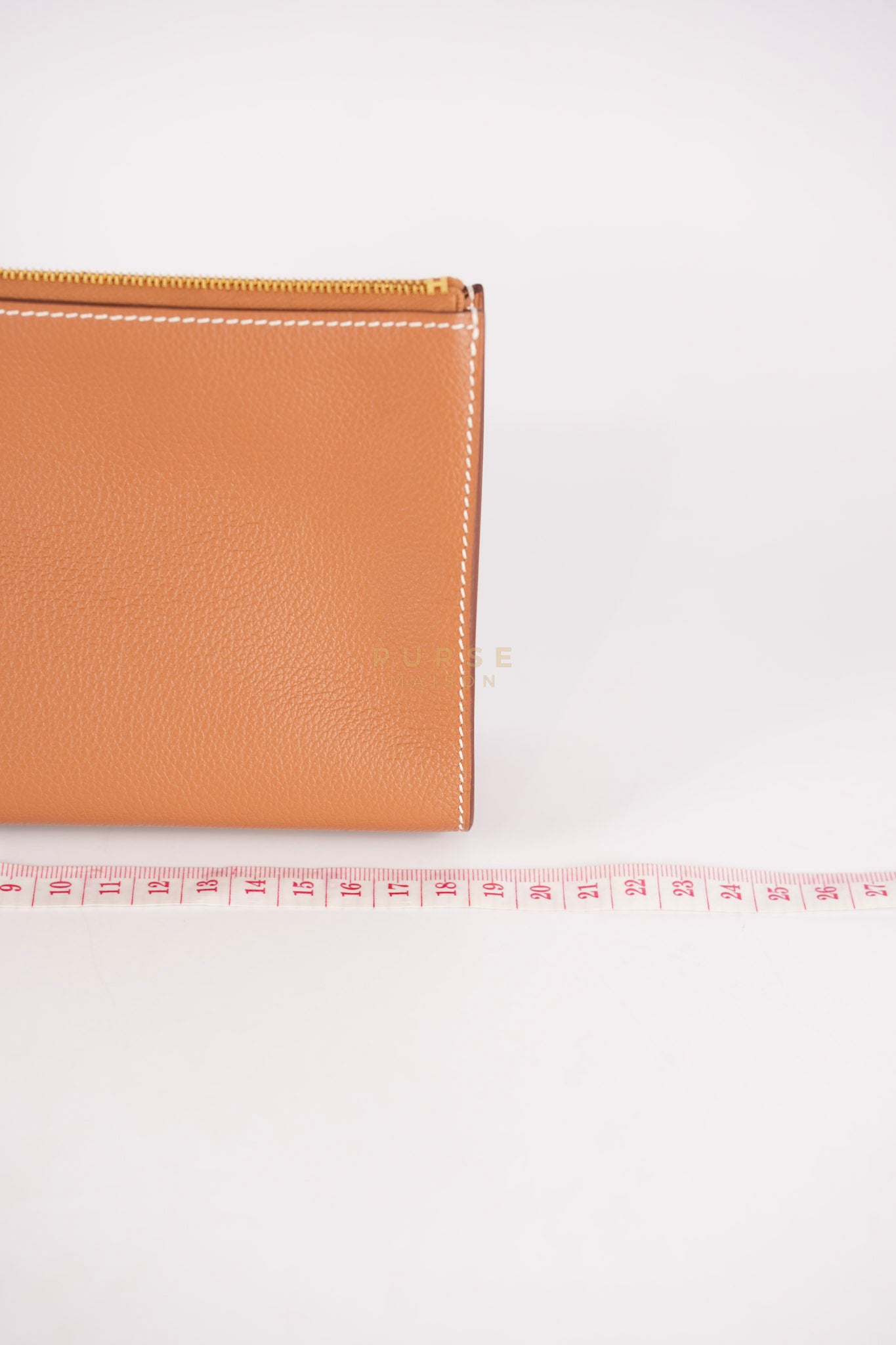 Zipengo Gold PM in Evercolor Leather and Gold Hardware Stamp K (2025) | Purse Maison Luxury Bags Shop