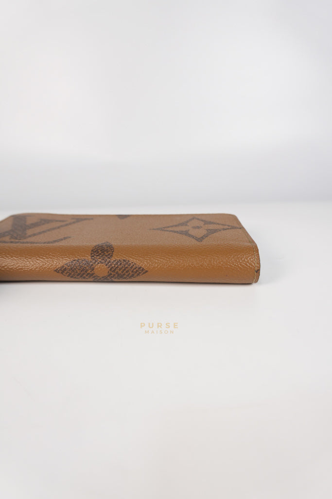 Zippy Long Wallet in Reverse Monogram Canvas (Microchip) | Purse Maison Luxury Bags Shop