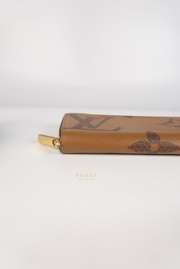 Zippy Long Wallet in Reverse Monogram Canvas (Microchip) | Purse Maison Luxury Bags Shop