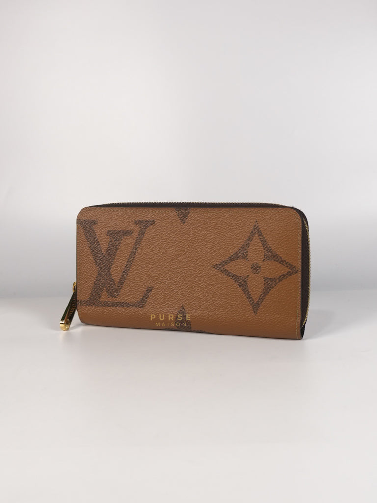 Zippy Long Wallet in Reverse Monogram Canvas (Microchip) | Purse Maison Luxury Bags Shop