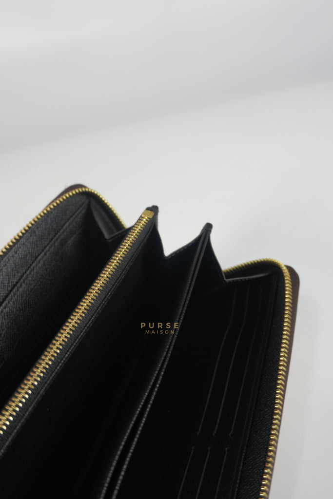 Zippy Long Wallet in Reverse Monogram Canvas (Microchip) | Purse Maison Luxury Bags Shop