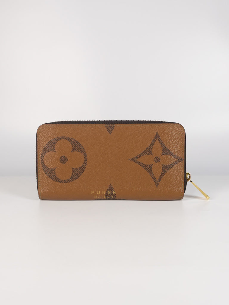 Zippy Long Wallet in Reverse Monogram Canvas (Microchip) | Purse Maison Luxury Bags Shop