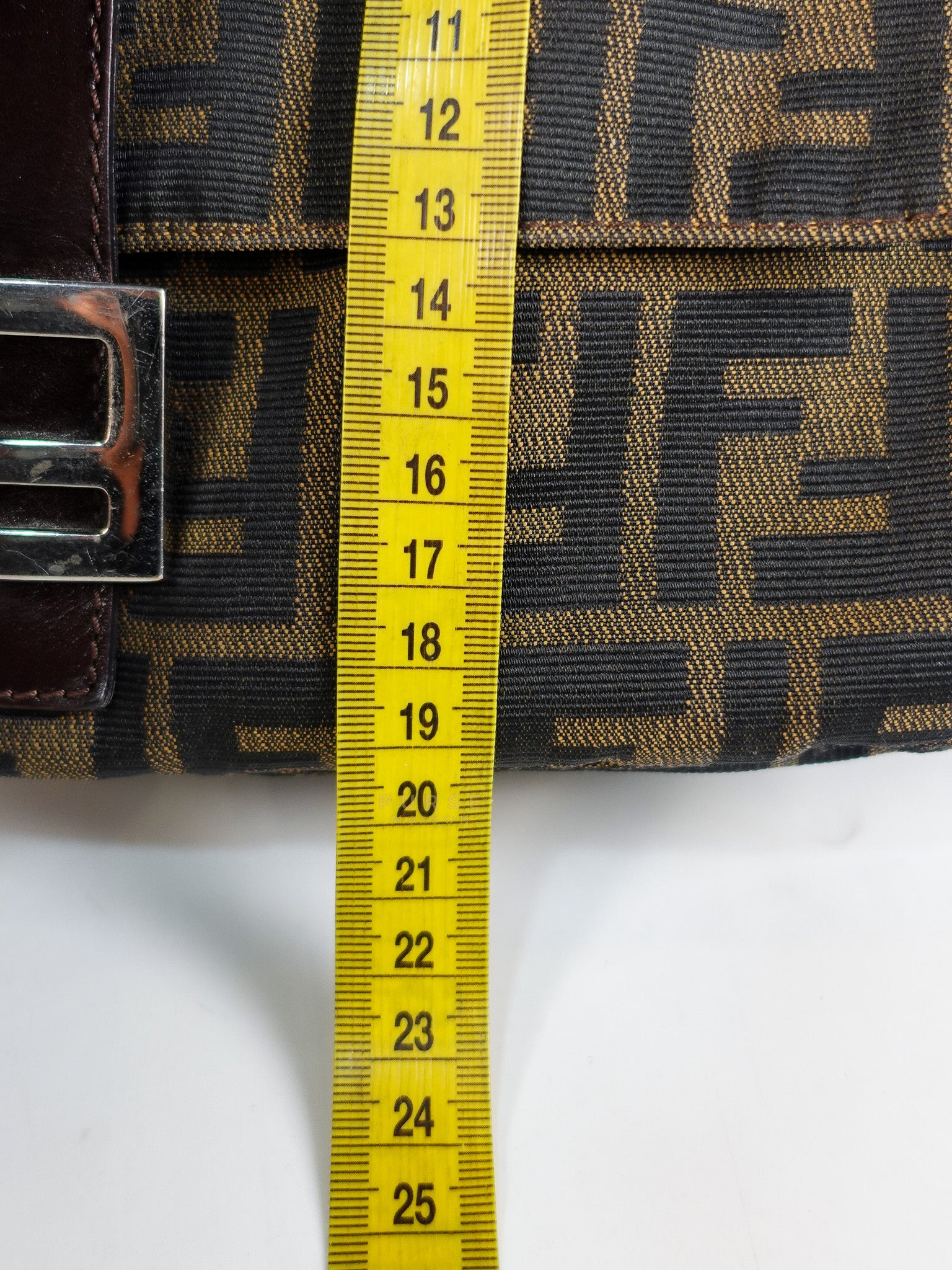 Zucca Mama Baguette Shoulder Bag in Brown & Black Silver Hardware | Purse Maison Luxury Bags Shop