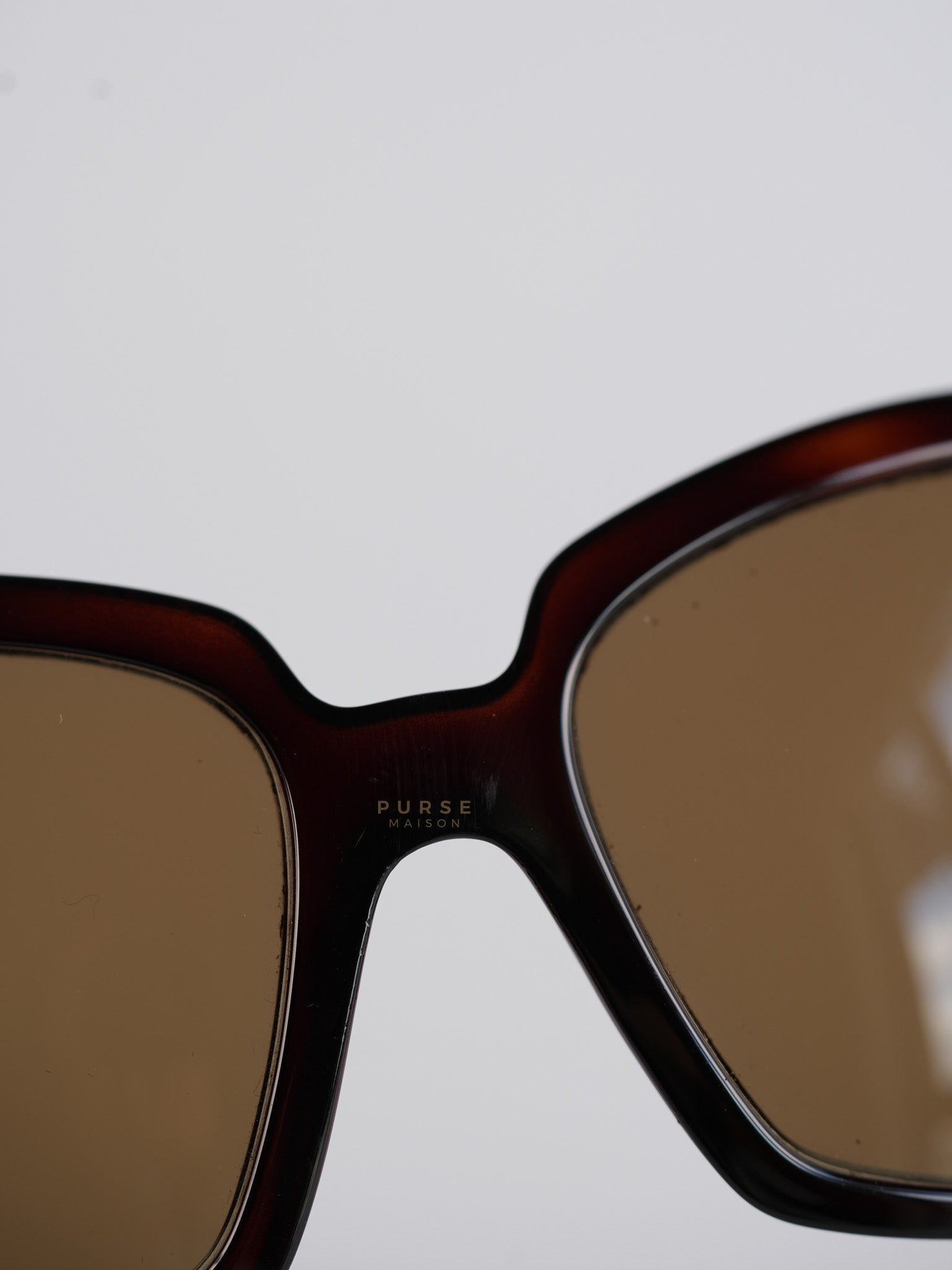 Zucca Pattern Sunglasses In Brown | Purse Maison Luxury Bags Shop