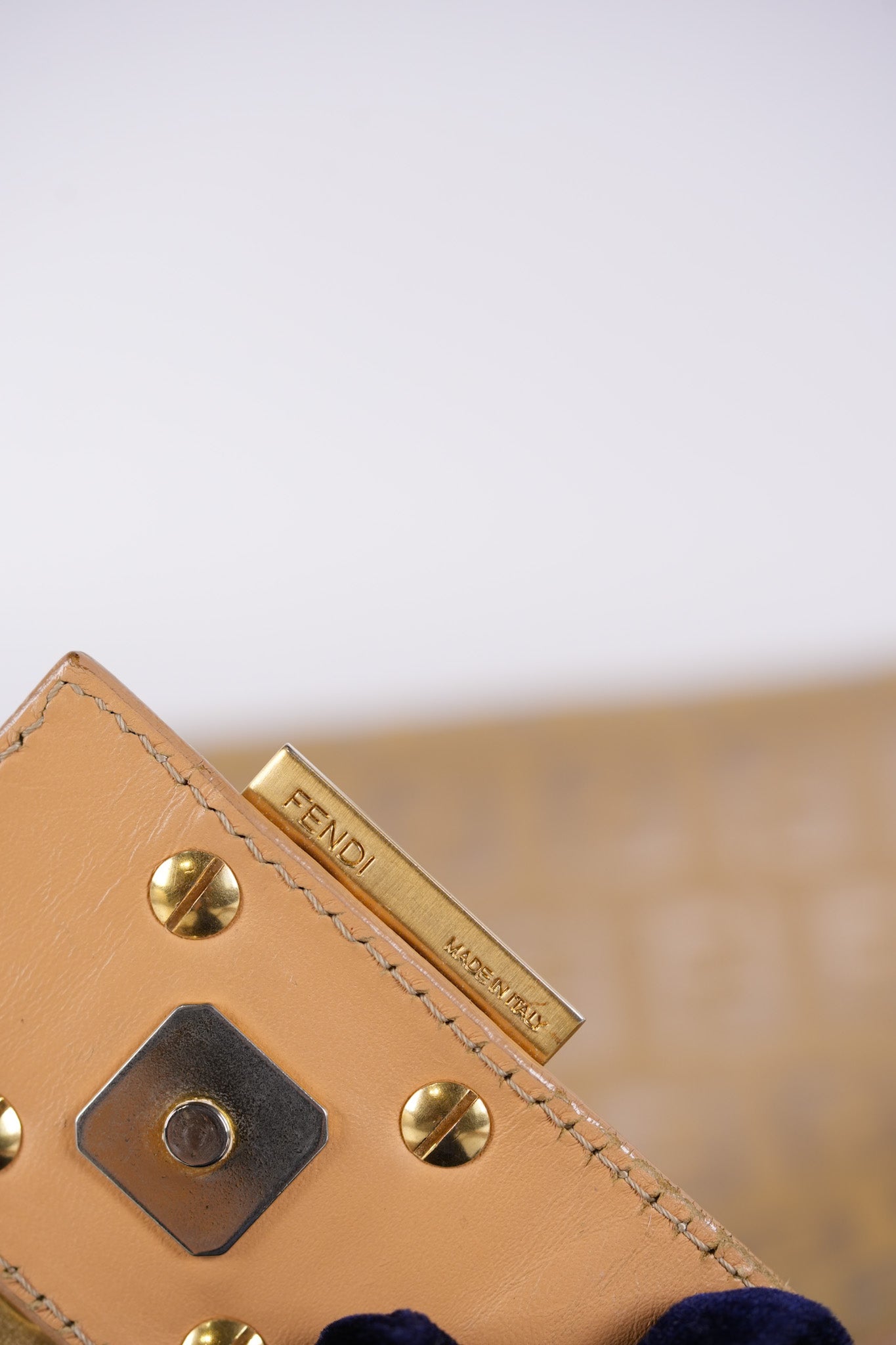 Zucchini Mamma Baguette Cloth Bag in Beige | Purse Maison Luxury Bags Shop