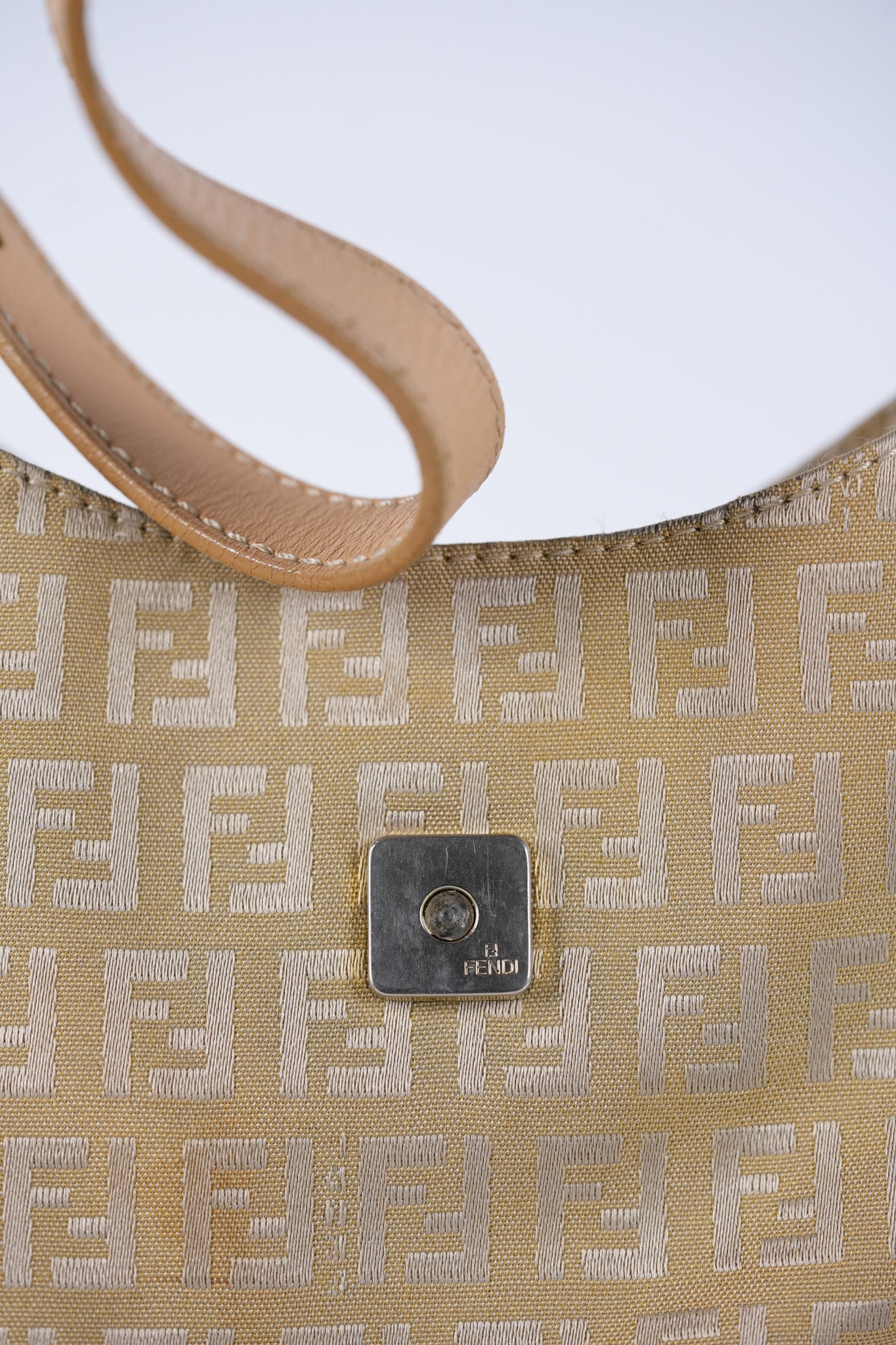 Zucchini Mamma Baguette Cloth Bag in Beige | Purse Maison Luxury Bags Shop