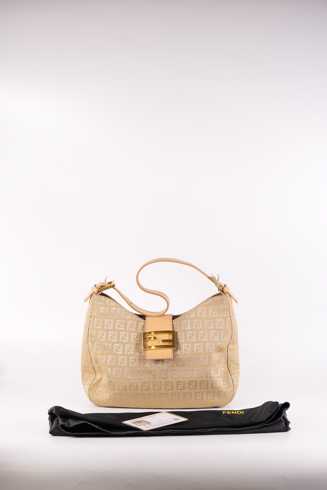 Zucchini Mamma Baguette Cloth Bag in Beige | Purse Maison Luxury Bags Shop