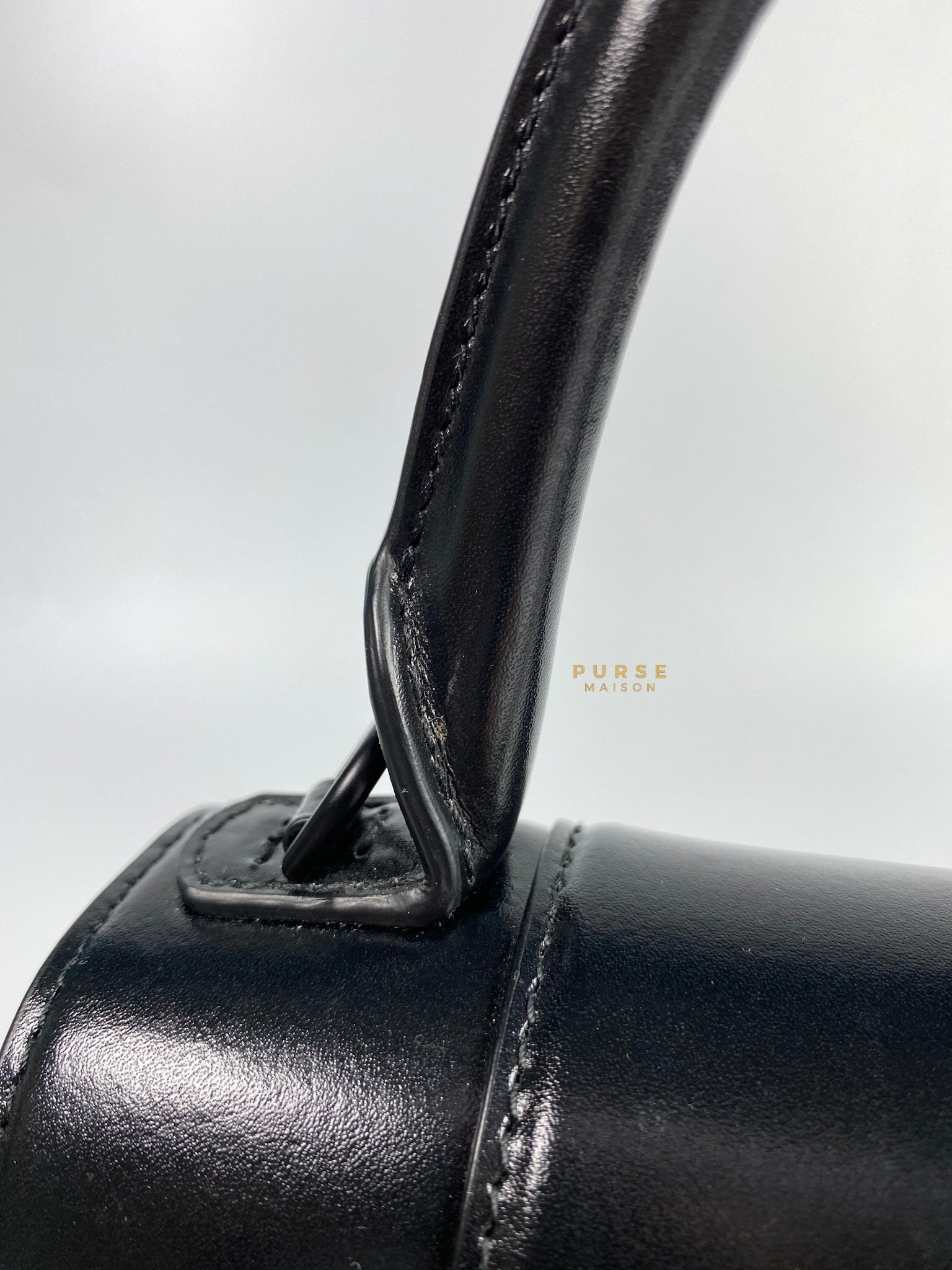 Balenciaga All Black Hourglass Bag