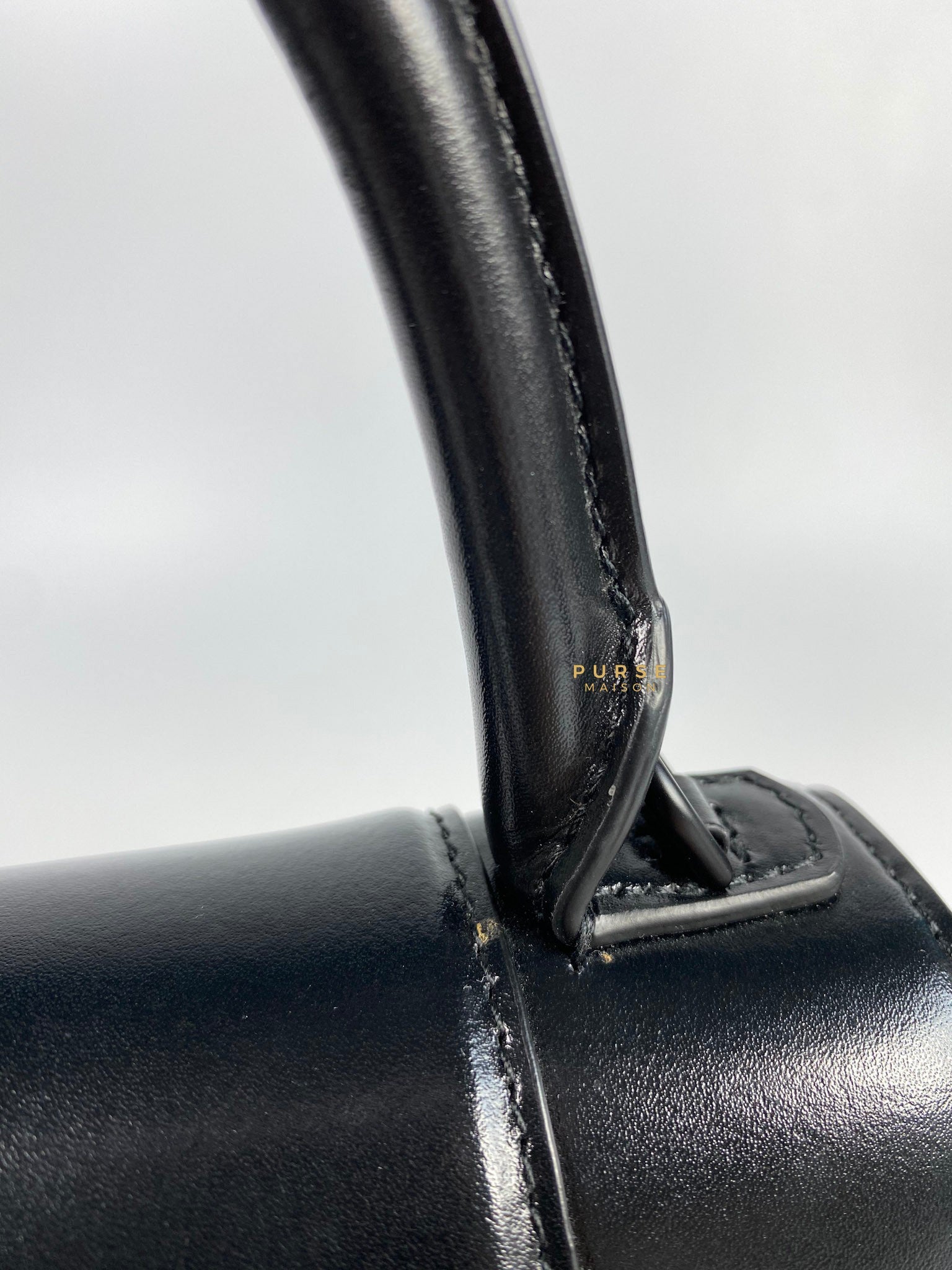 Balenciaga All Black Hourglass Bag