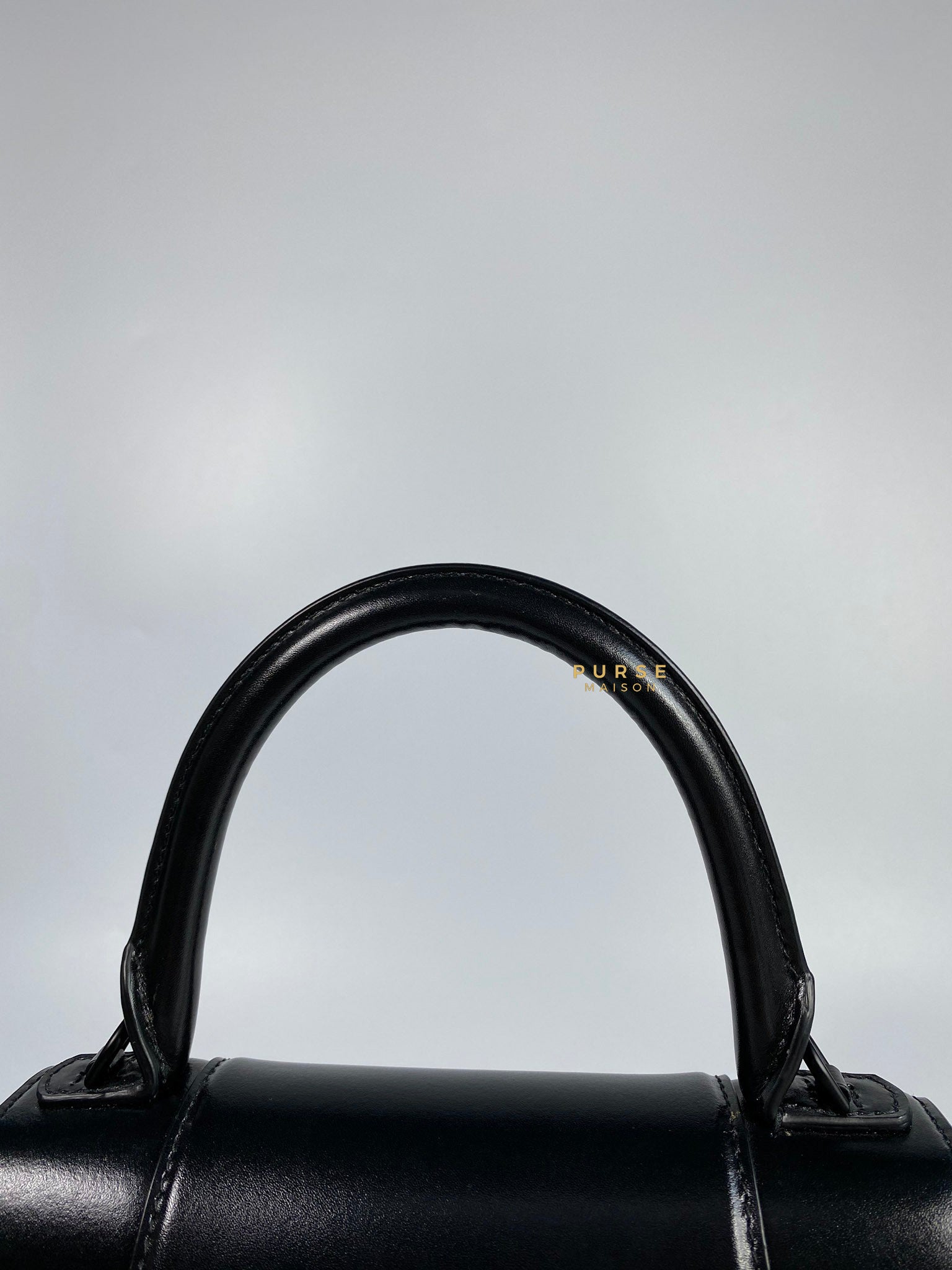 Balenciaga All Black Hourglass Bag