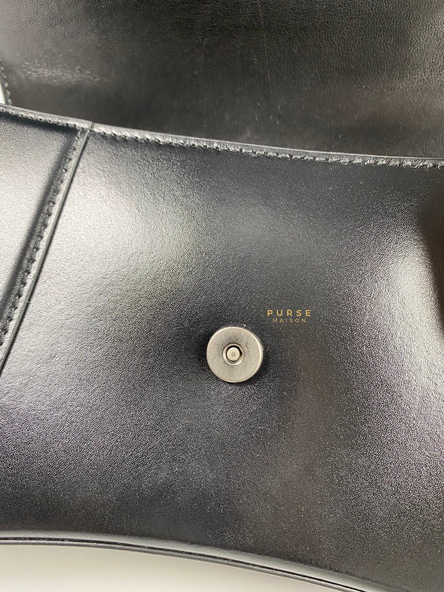 Balenciaga All Black Hourglass Bag