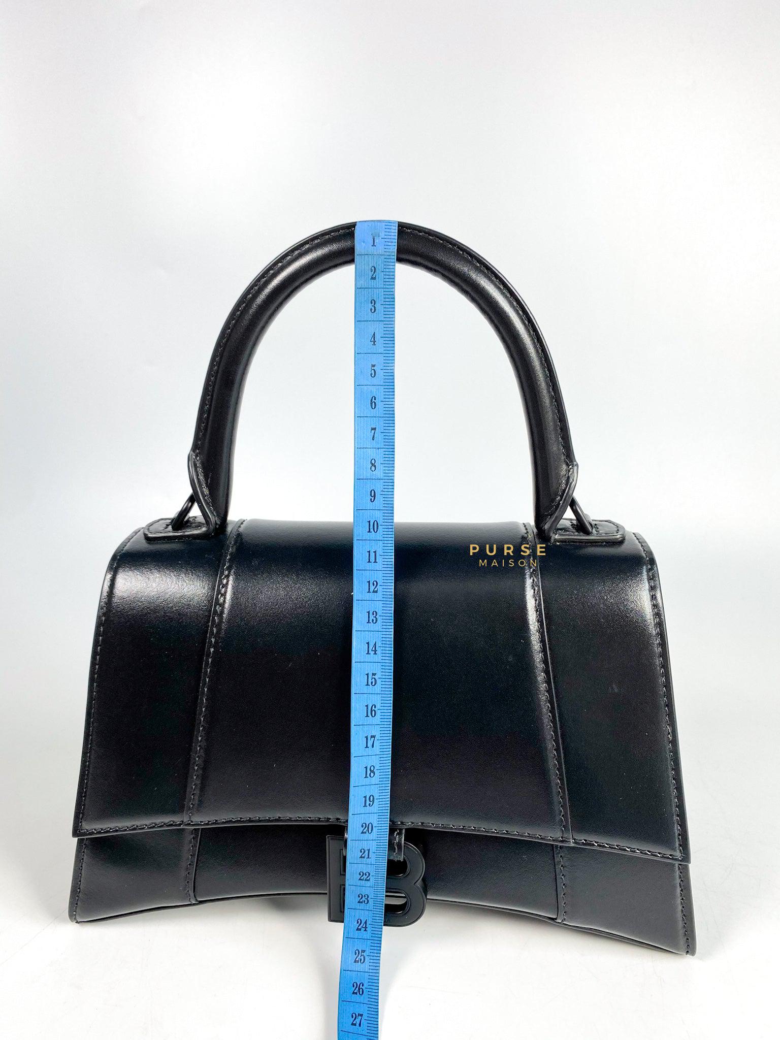 Balenciaga All Black Hourglass Bag