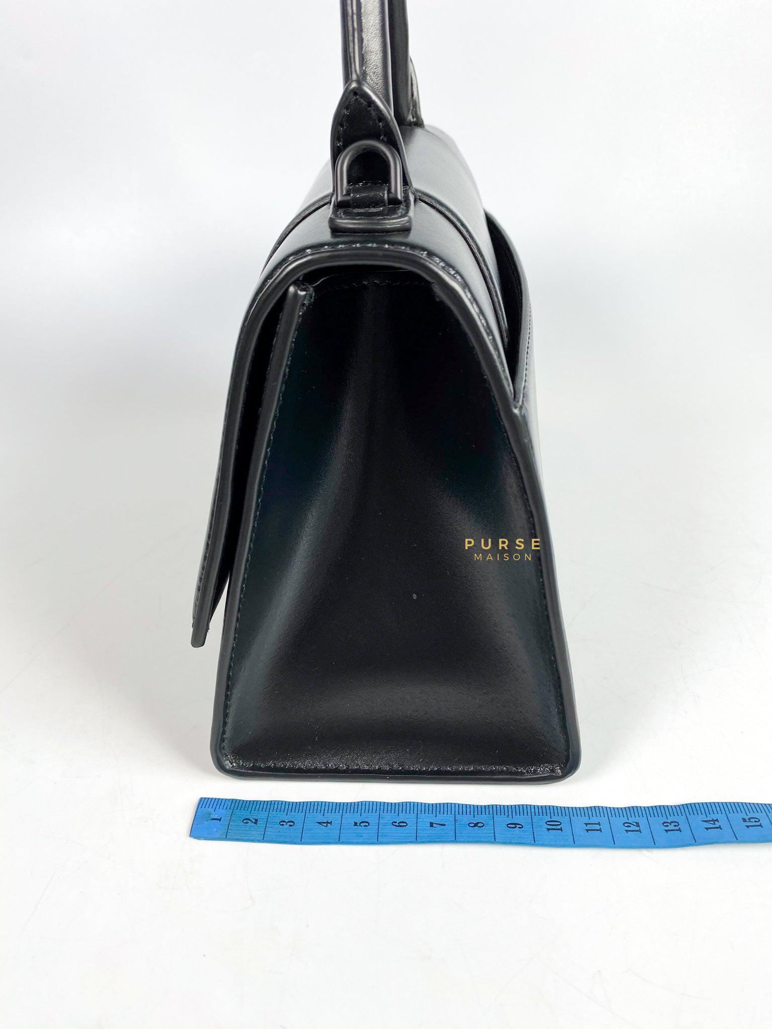 Balenciaga All Black Hourglass Bag