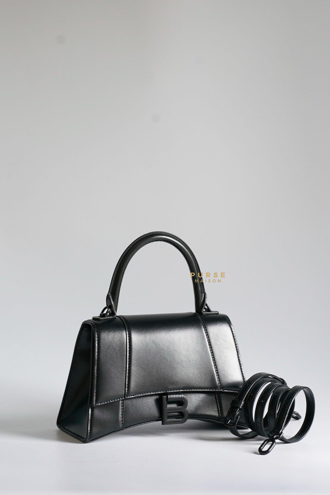 Balenciaga All Black Hourglass Bag