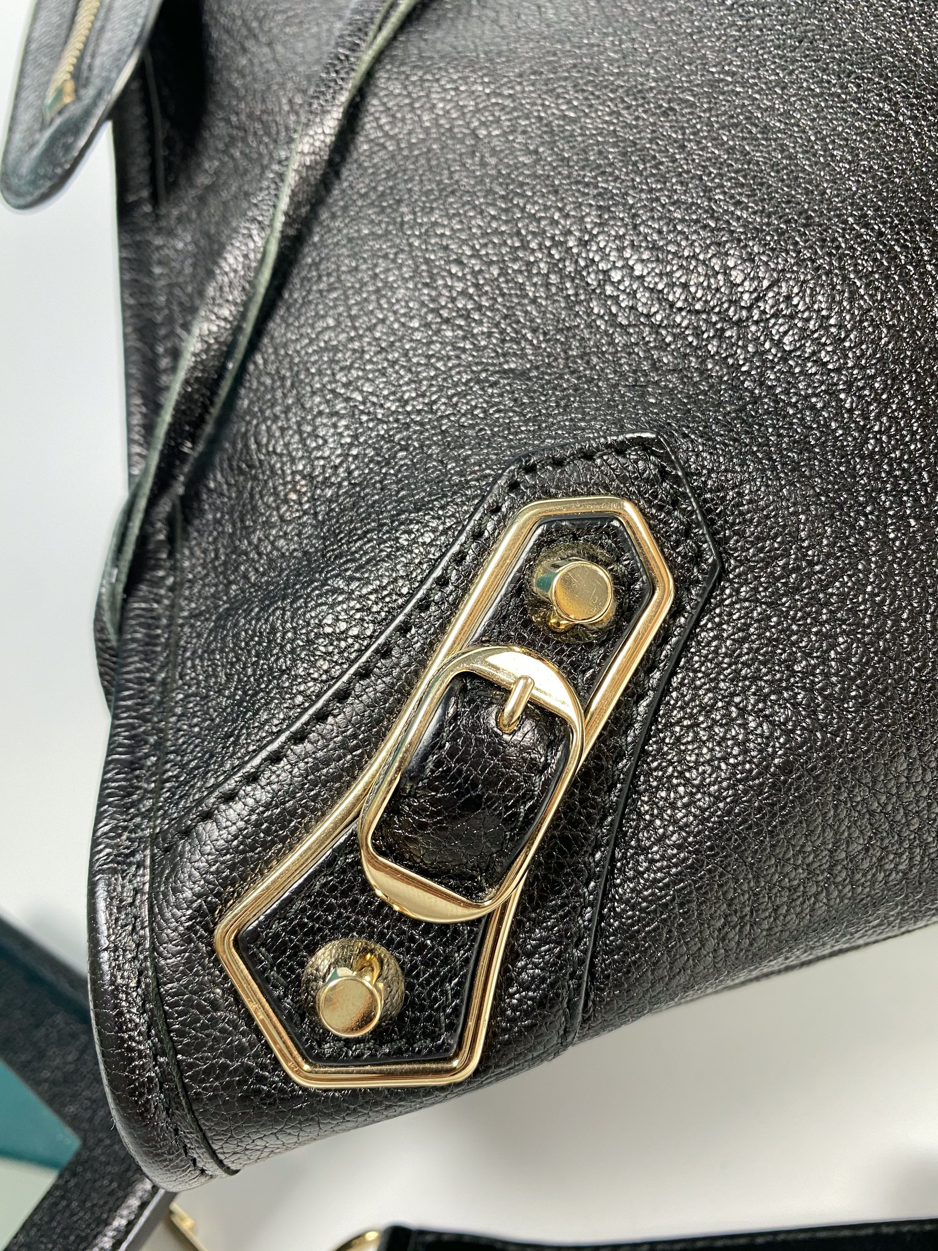 Balenciaga City Metallic Edge in Gold Hardware (Medium)