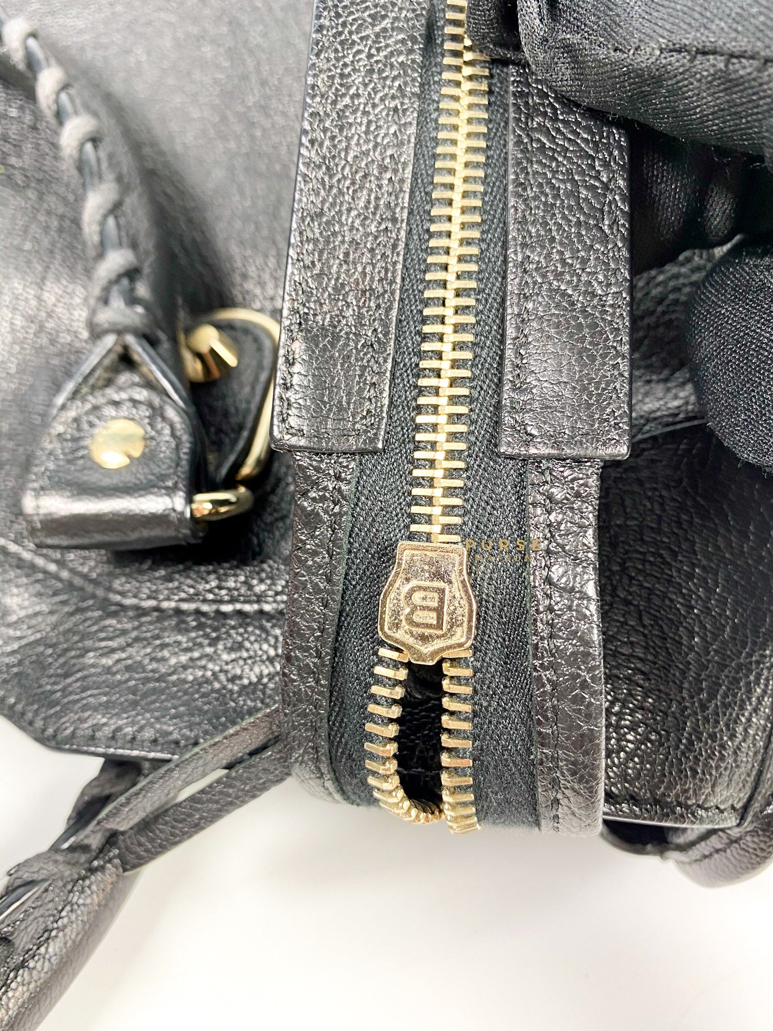 Balenciaga City Metallic Edge in Gold Hardware (Medium)