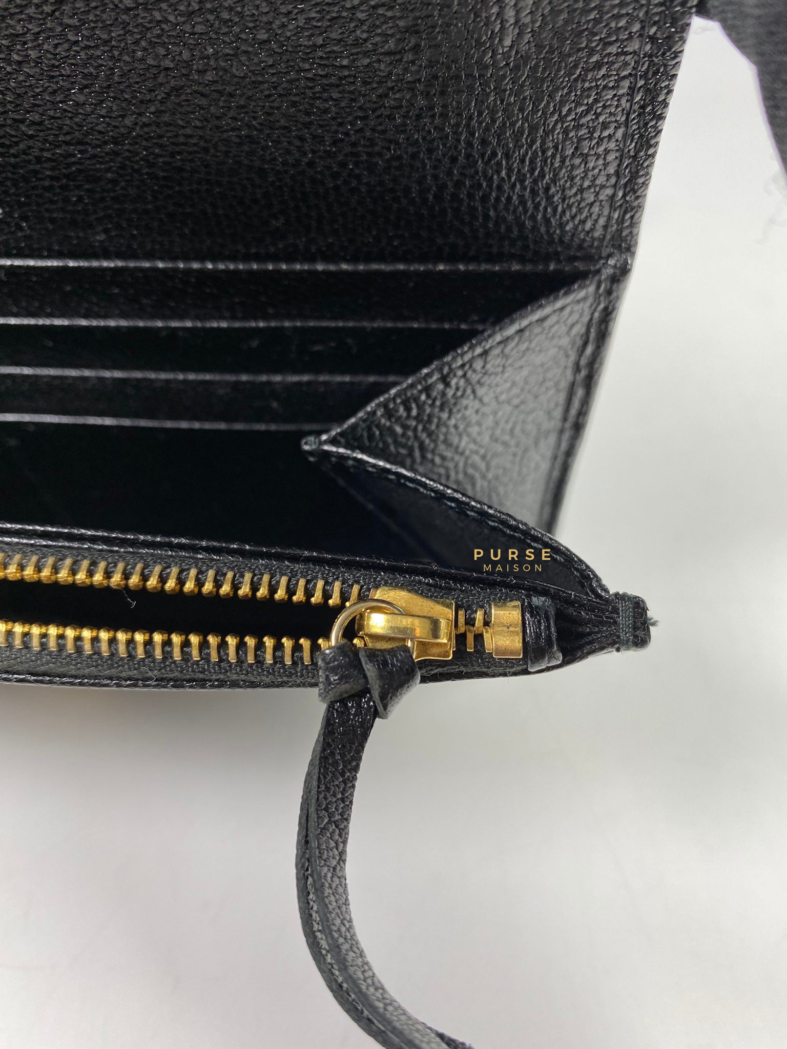 Balenciaga Metallic Edge Long Wallet