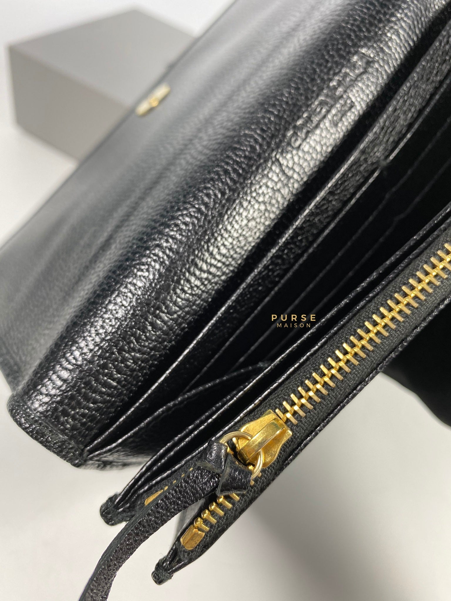 Balenciaga Metallic Edge Long Wallet