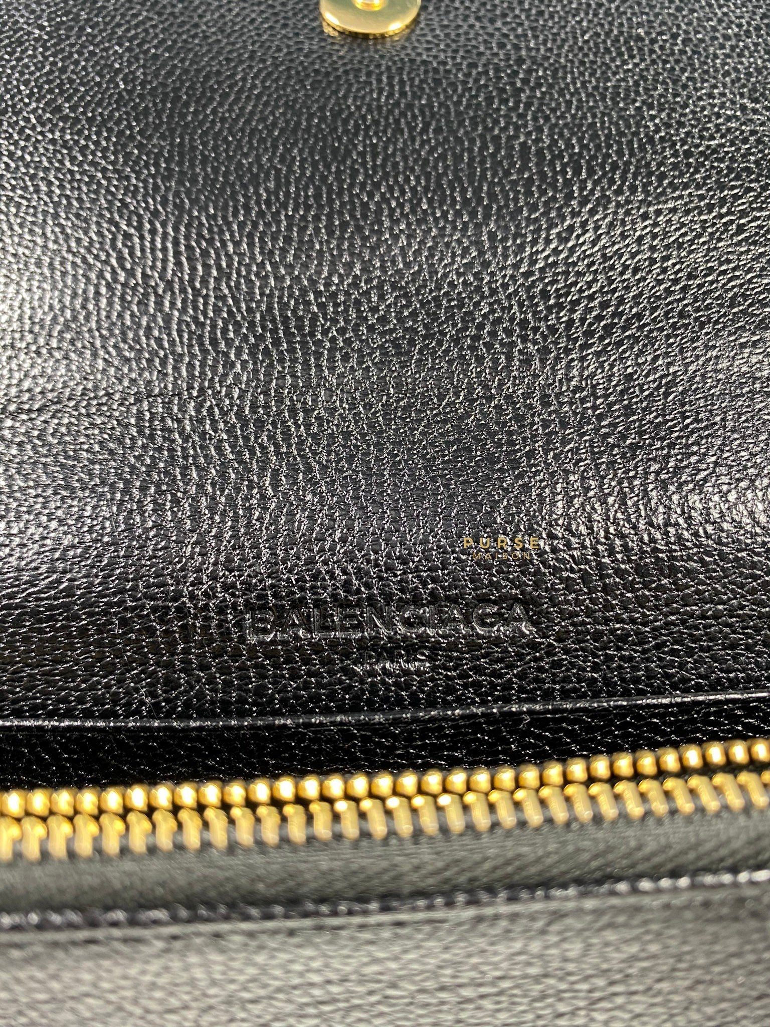 Balenciaga Metallic Edge Long Wallet