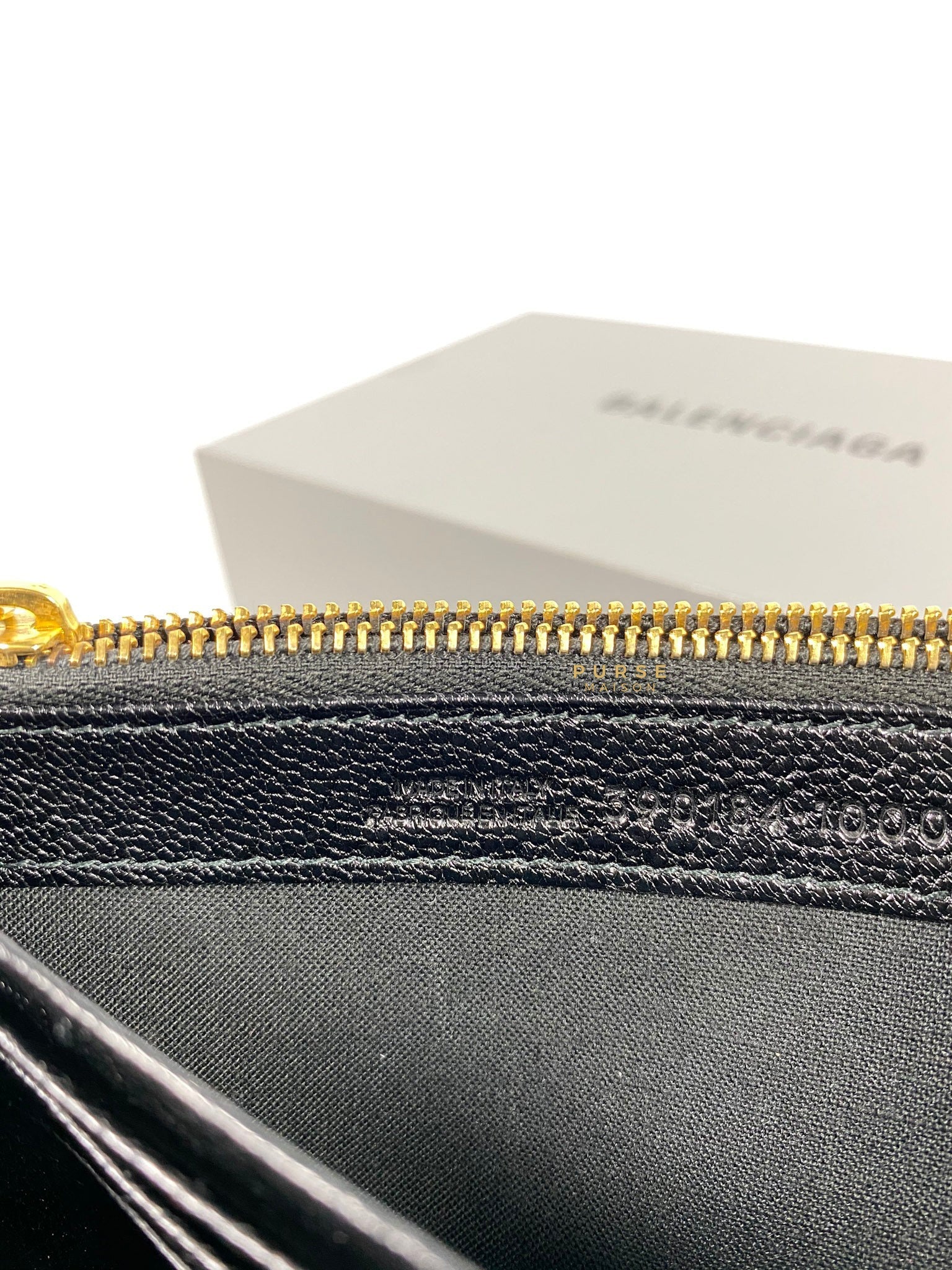 Balenciaga Metallic Edge Long Wallet