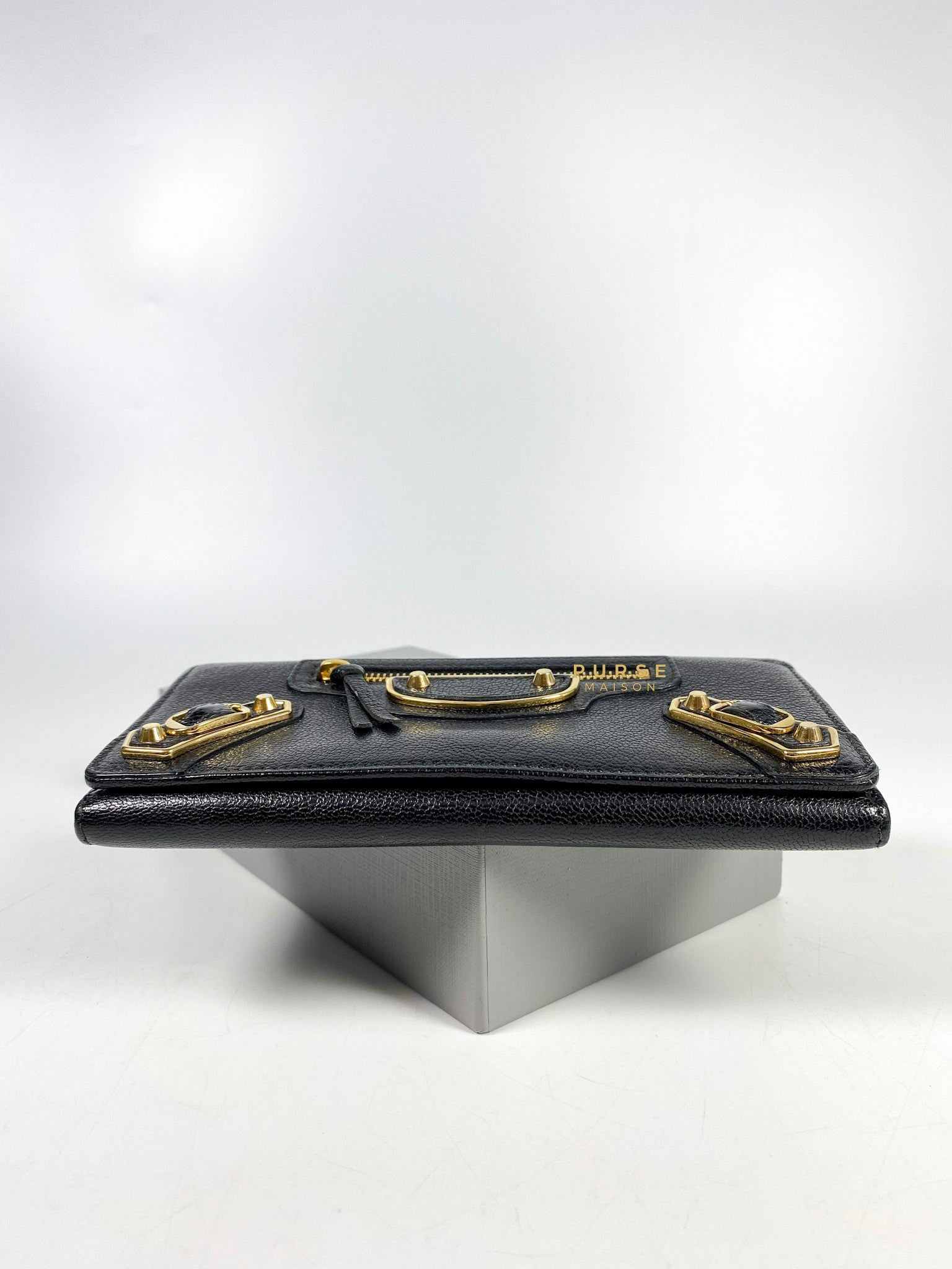 Balenciaga Metallic Edge Long Wallet