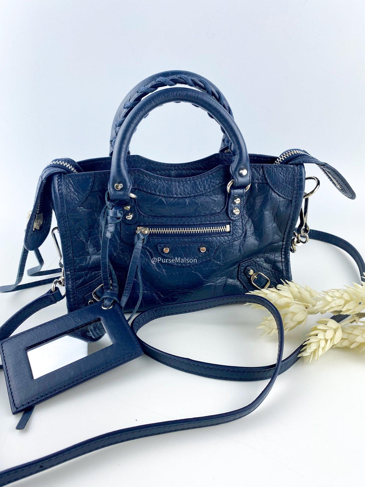 Balenciaga Navy Blue Nano City